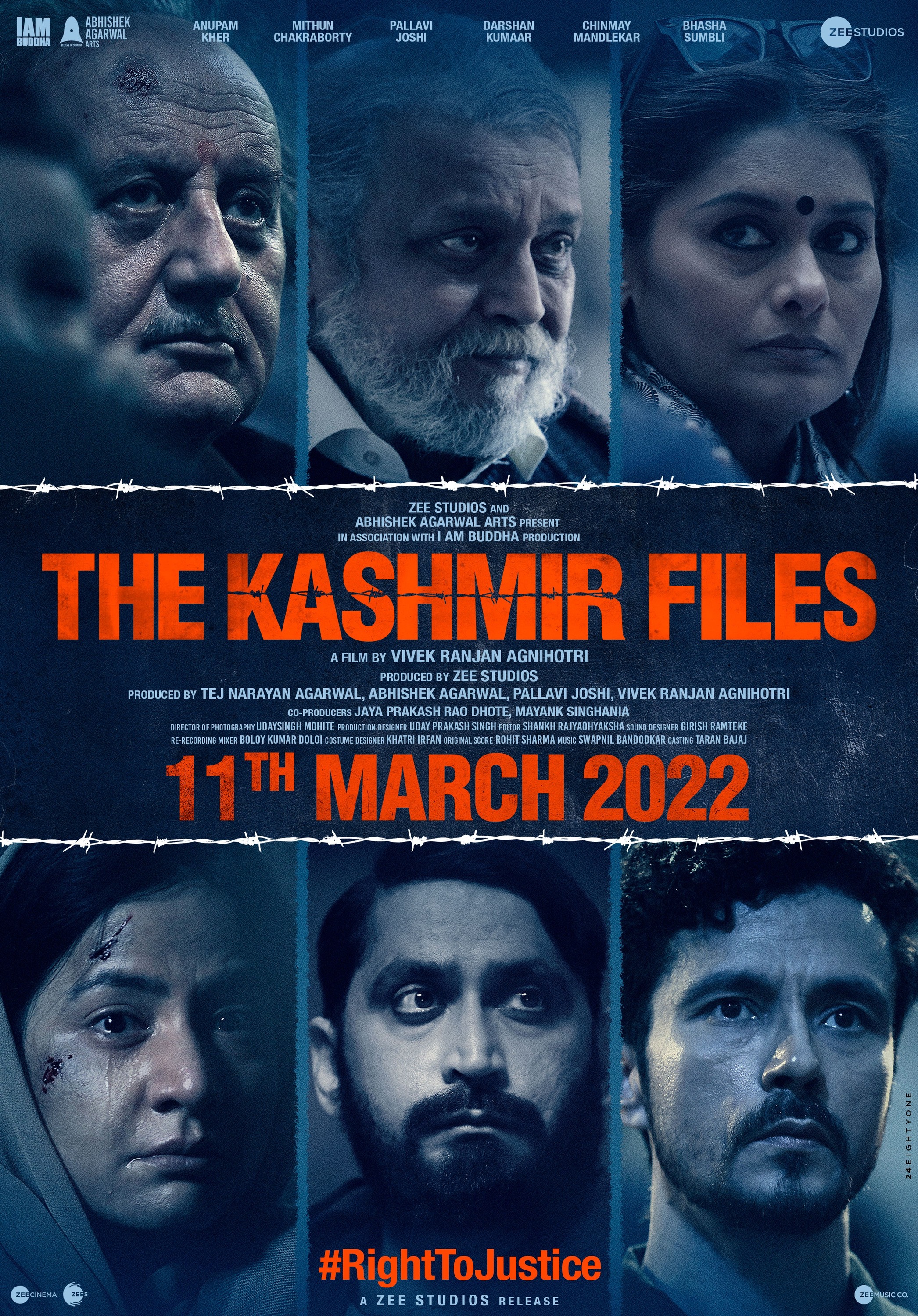 Mega Sized Movie Poster Image for The Kashmir Files 