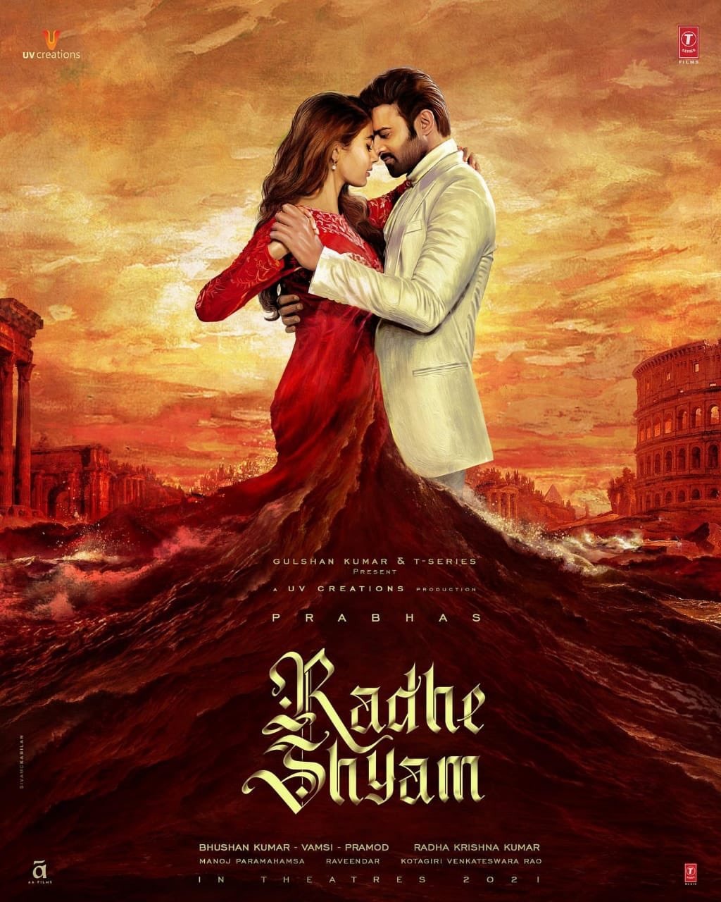 Extra Large Movie Poster Image for Radhe Shyam 