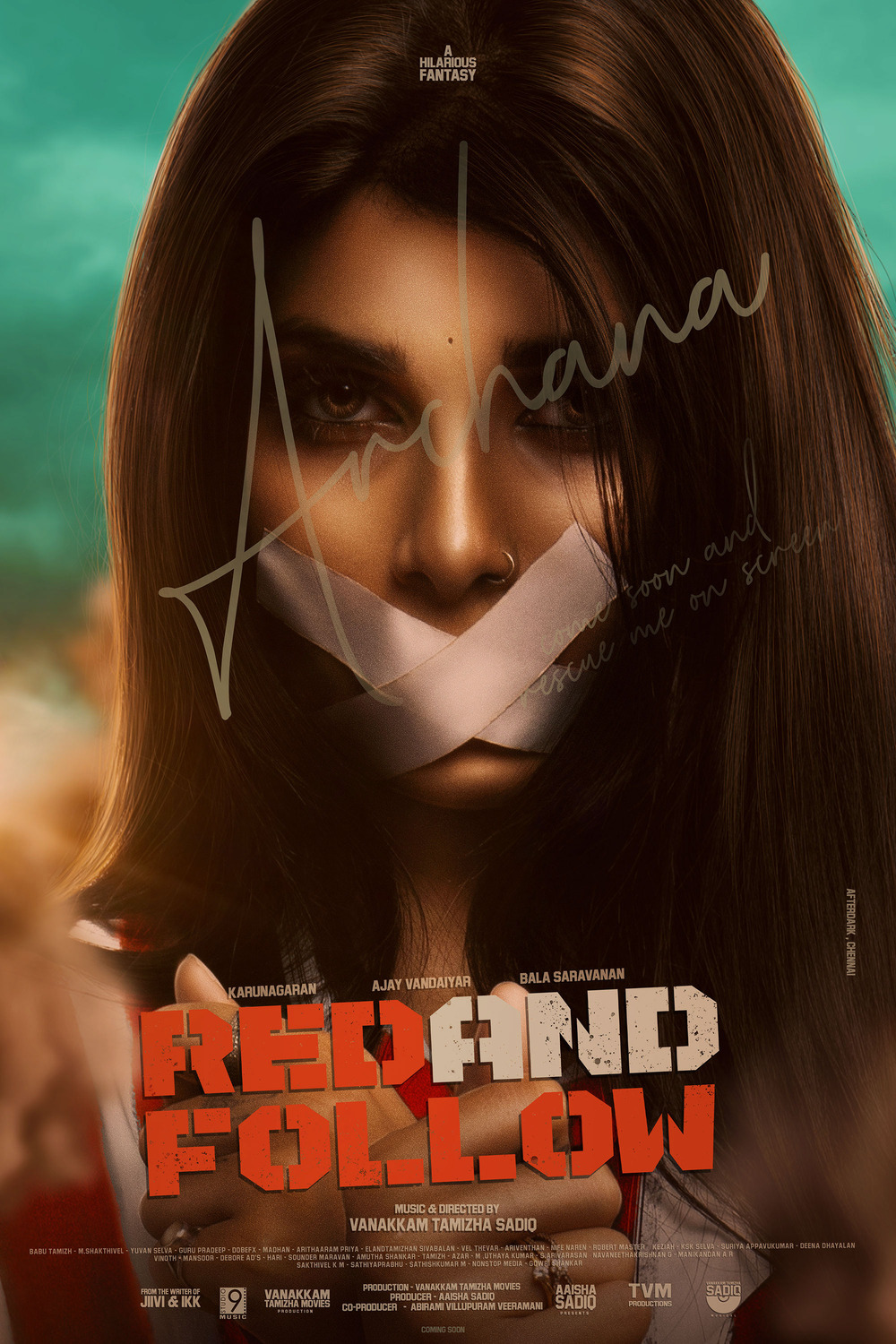 Extra Large Movie Poster Image for Red and Follow (#8 of 10)