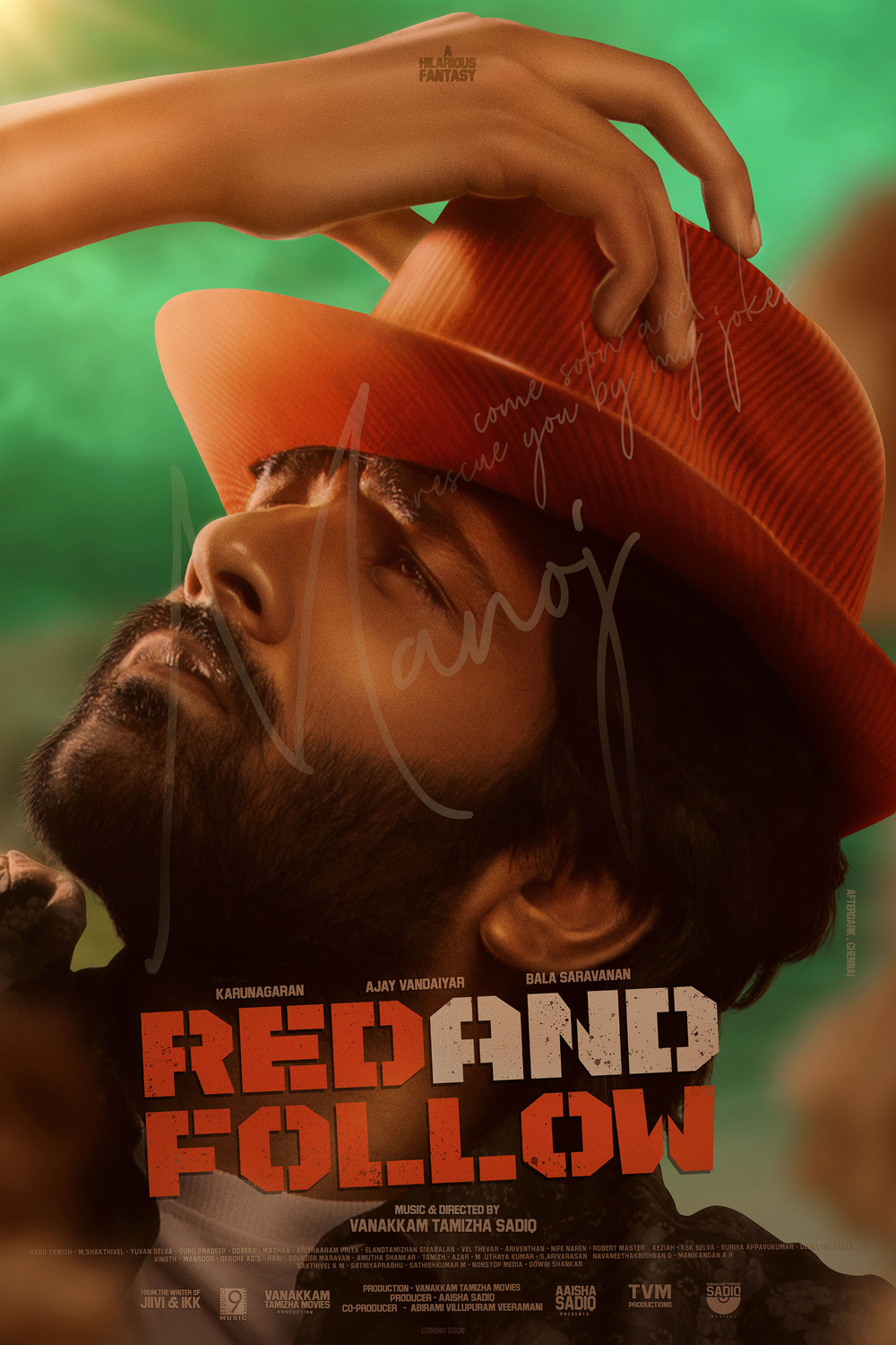 Extra Large Movie Poster Image for Red and Follow (#9 of 10)