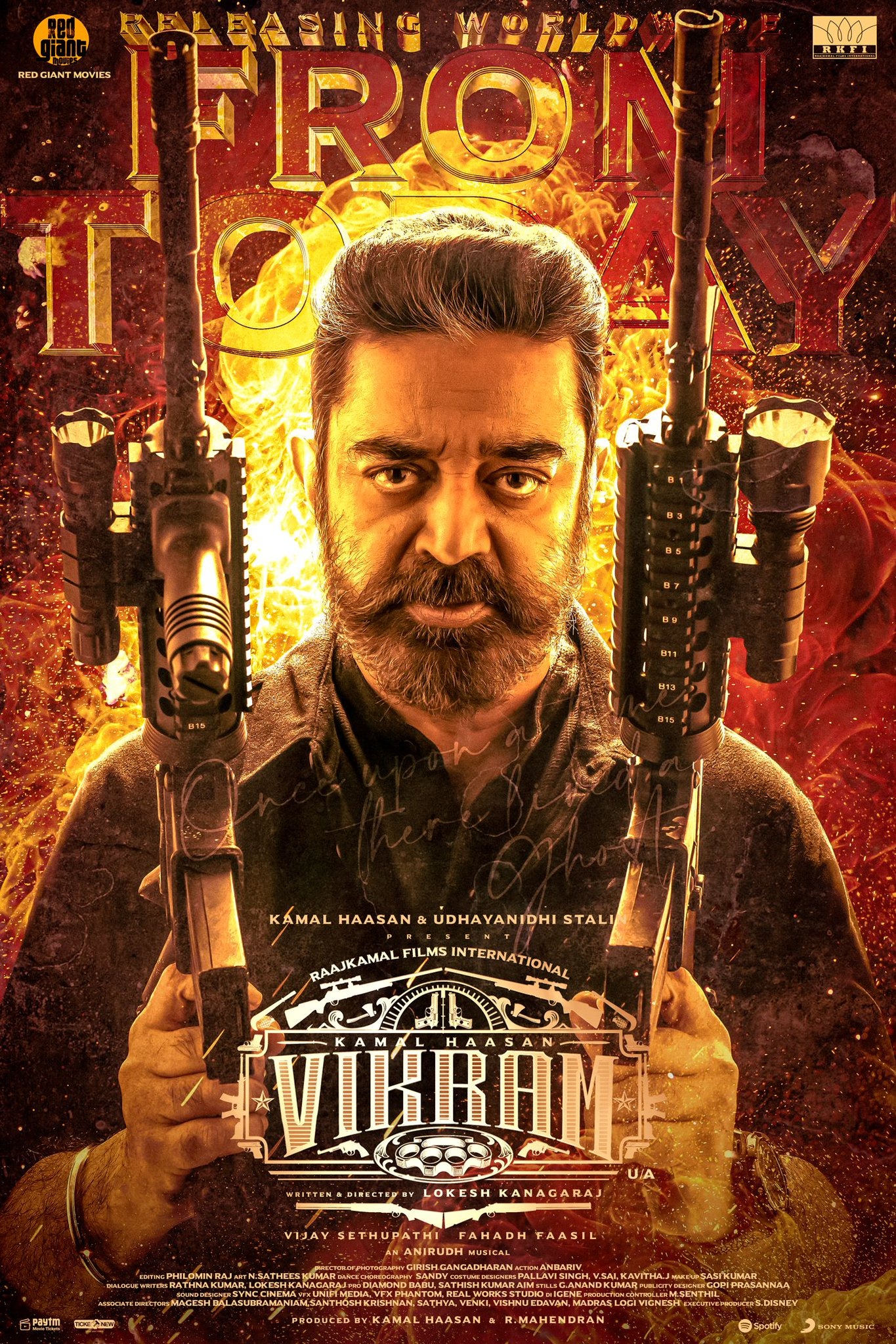 Mega Sized Movie Poster Image for Vikram 