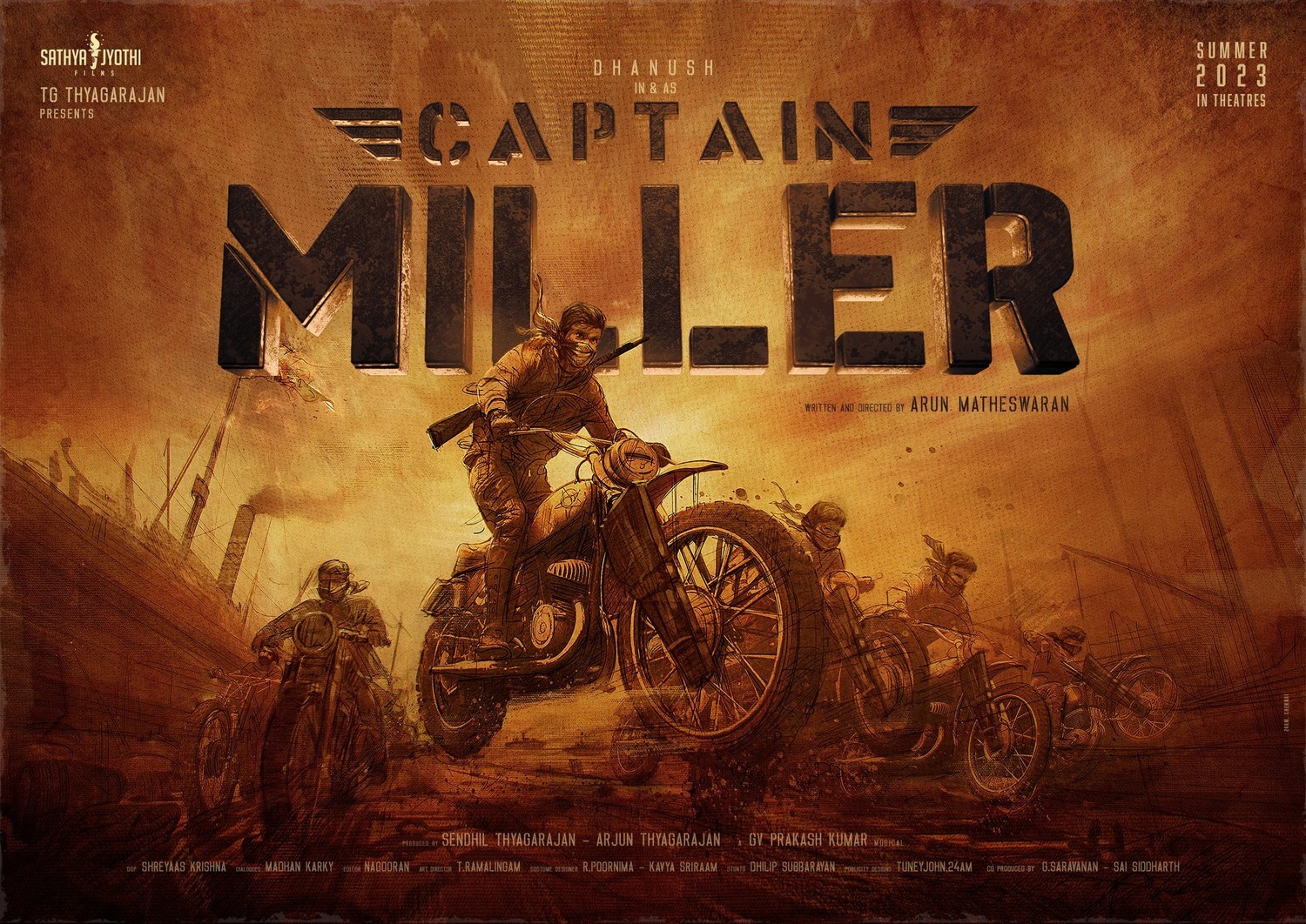 Extra Large Movie Poster Image for Captain Miller 