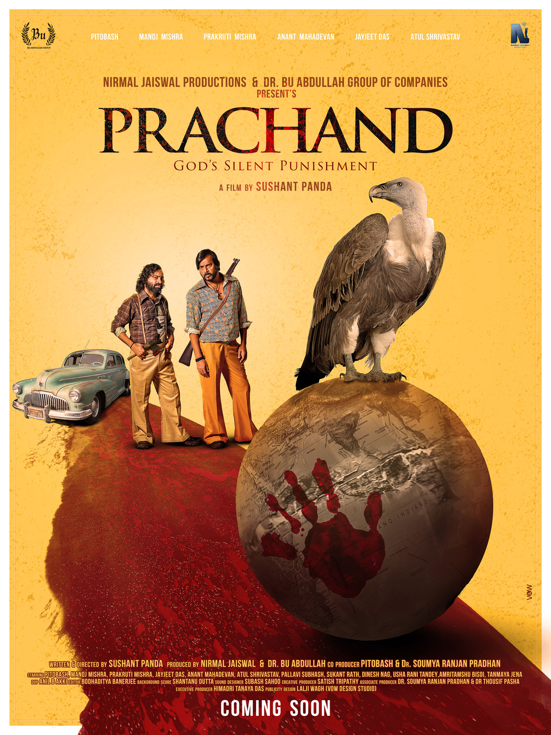 Extra Large Movie Poster Image for Prachand 