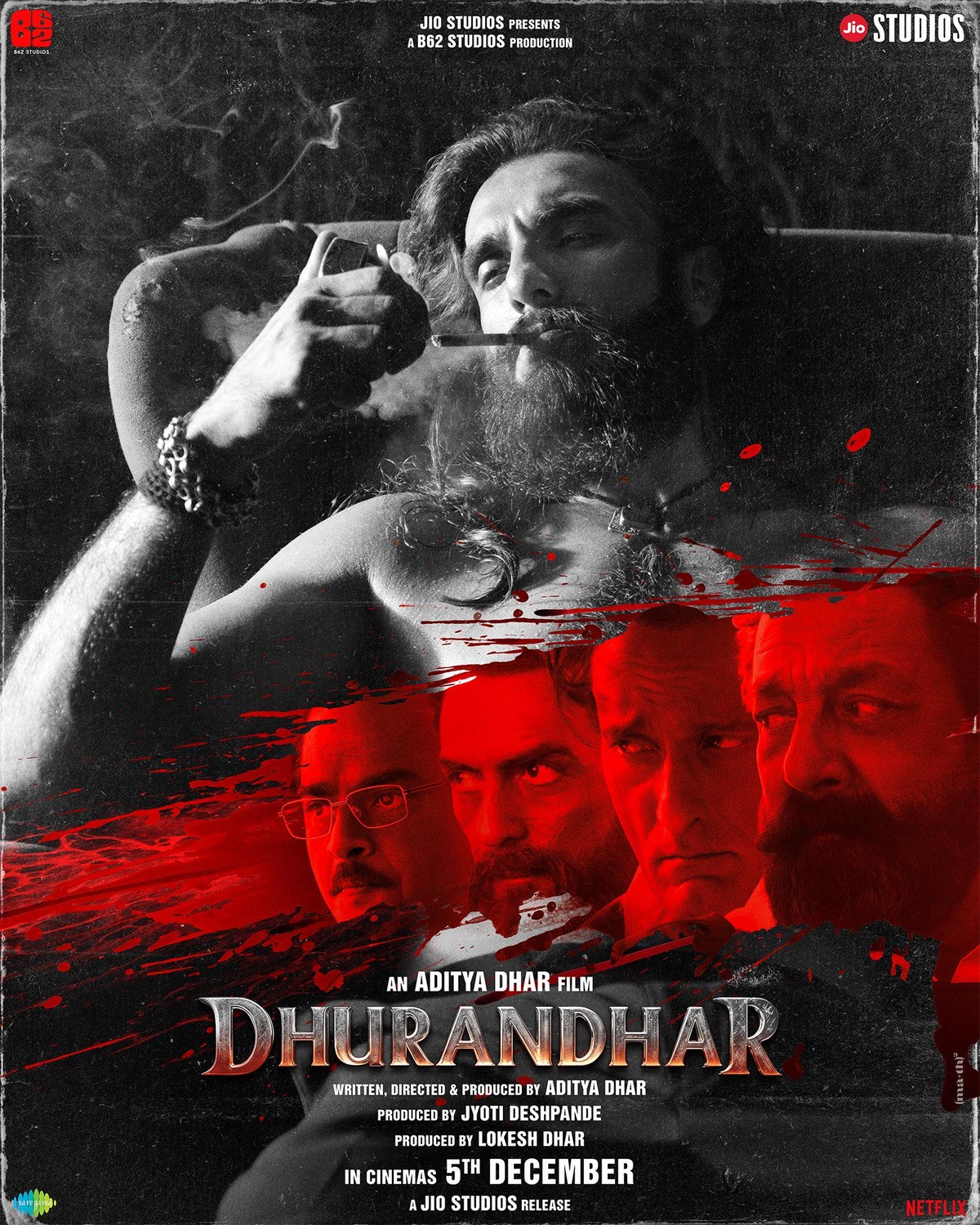 Extra Large Movie Poster Image for Dhurandhar 