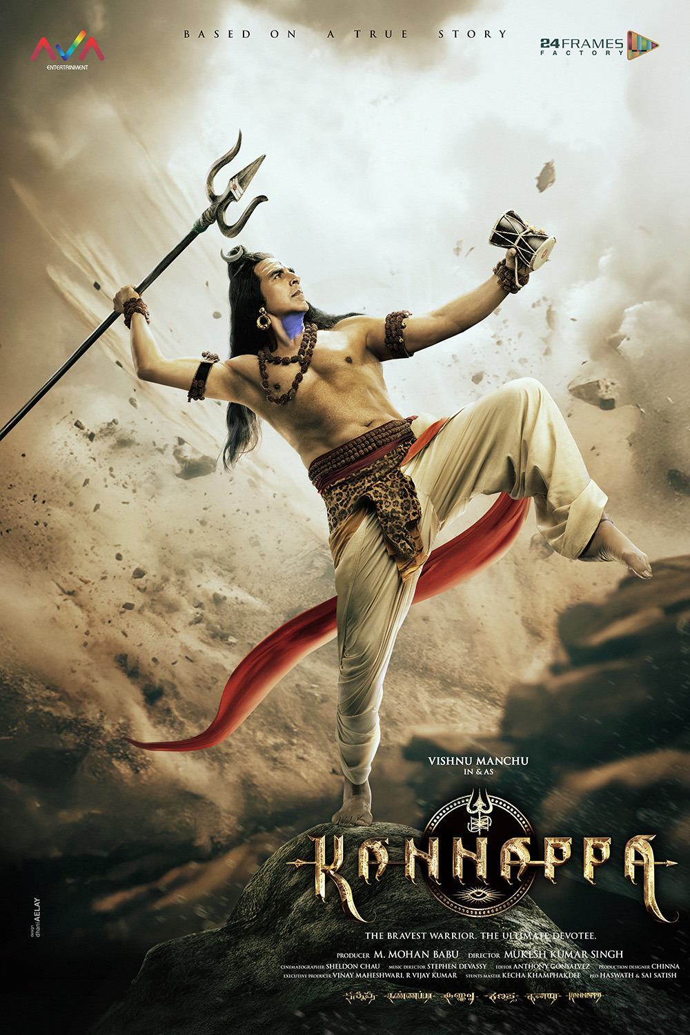 Extra Large Movie Poster Image for Kannappa (#3 of 7)