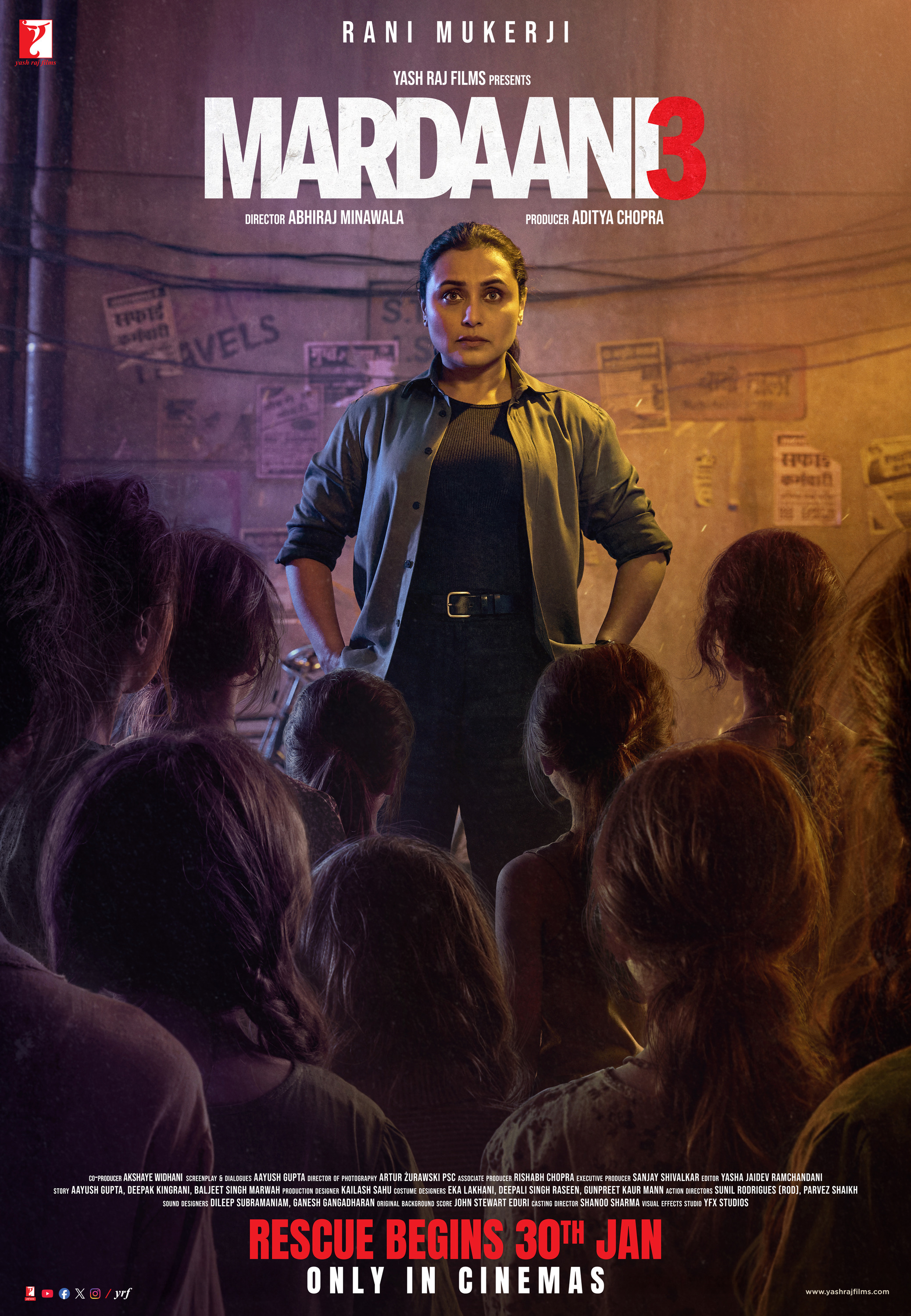 Mega Sized Movie Poster Image for Mardaani 3 (#3 of 3)