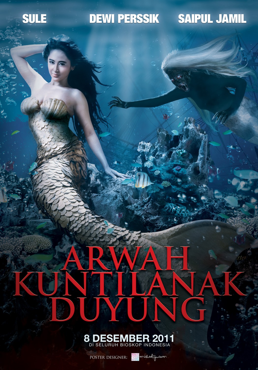 Extra Large Movie Poster Image for Arwah kuntilanak duyung 