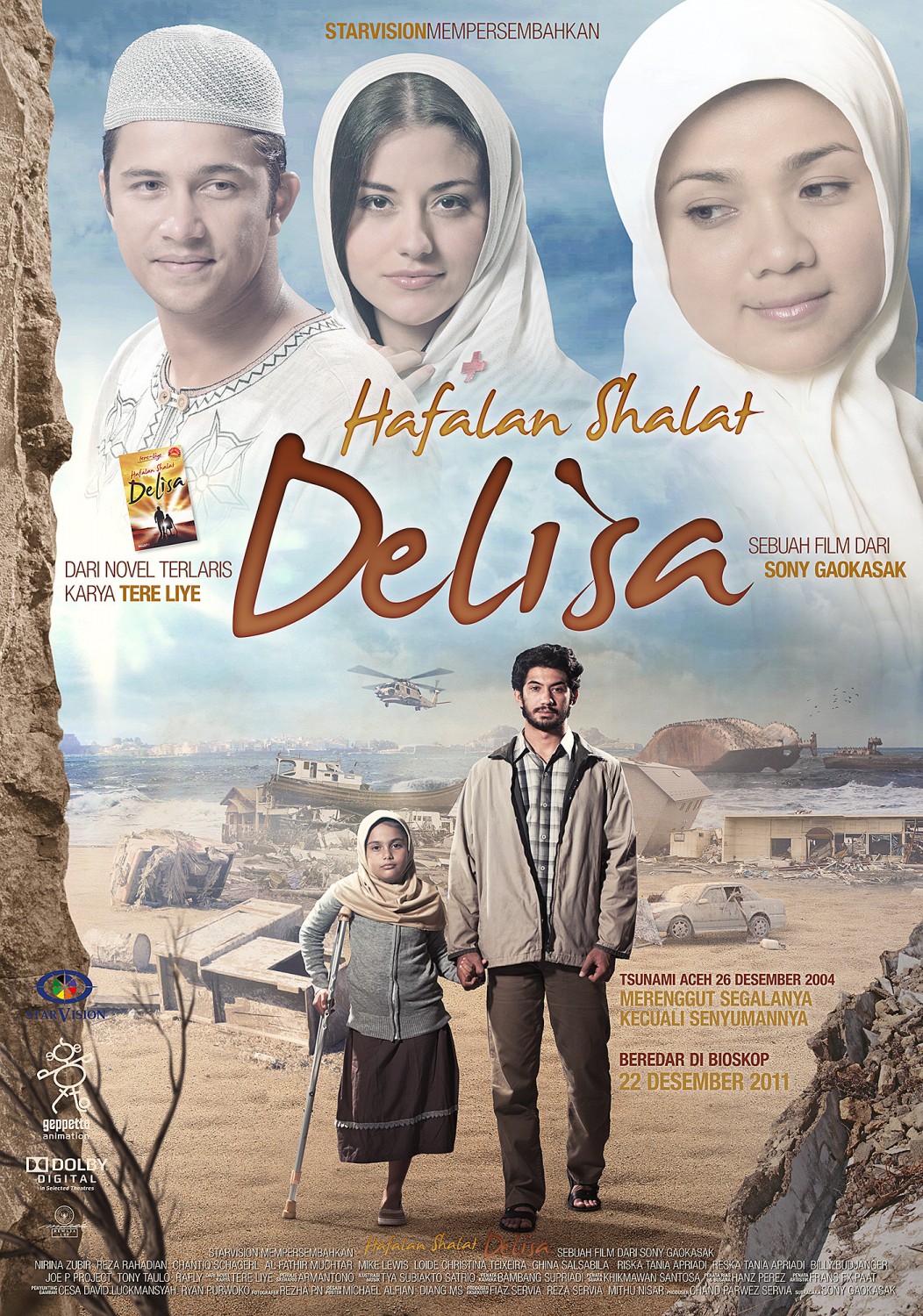 Extra Large Movie Poster Image for Hafalan shalat Delisa (#1 of 2)