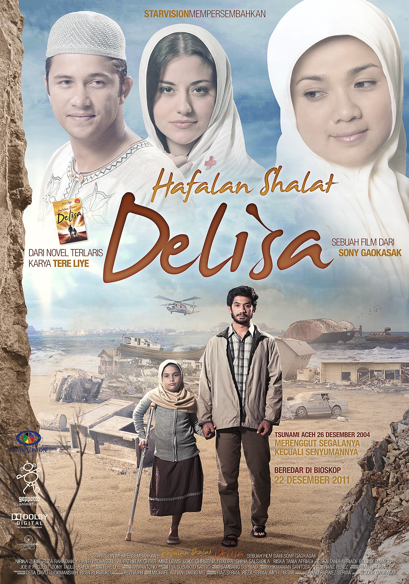 Mega Sized Movie Poster Image for Hafalan shalat Delisa (#1 of 2)