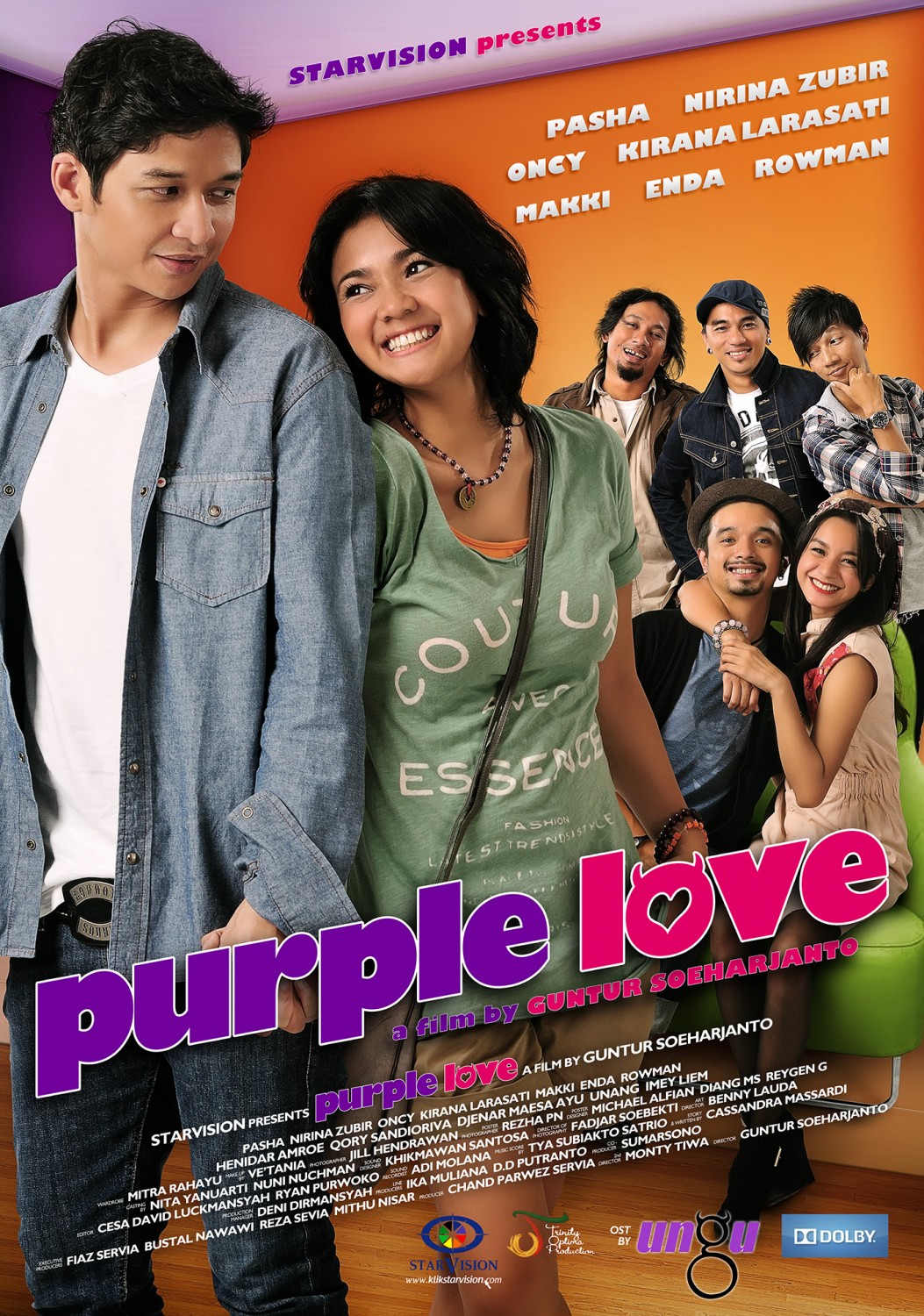 Extra Large Movie Poster Image for Purple Love 