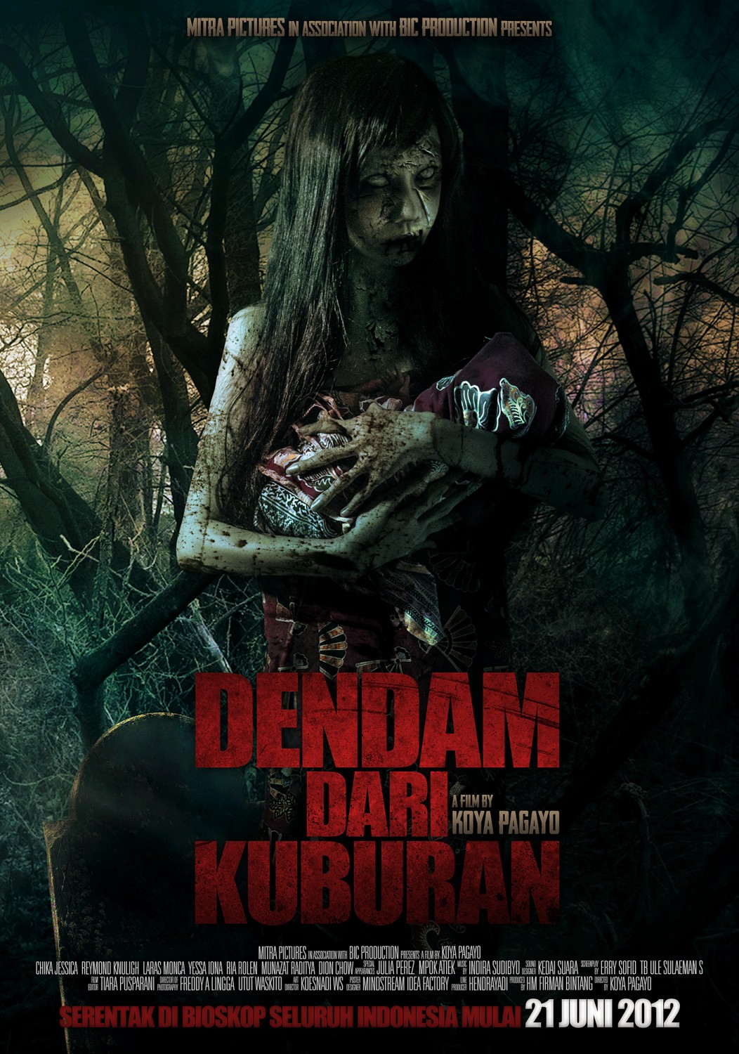 Extra Large Movie Poster Image for Dendam dari Kuburan 