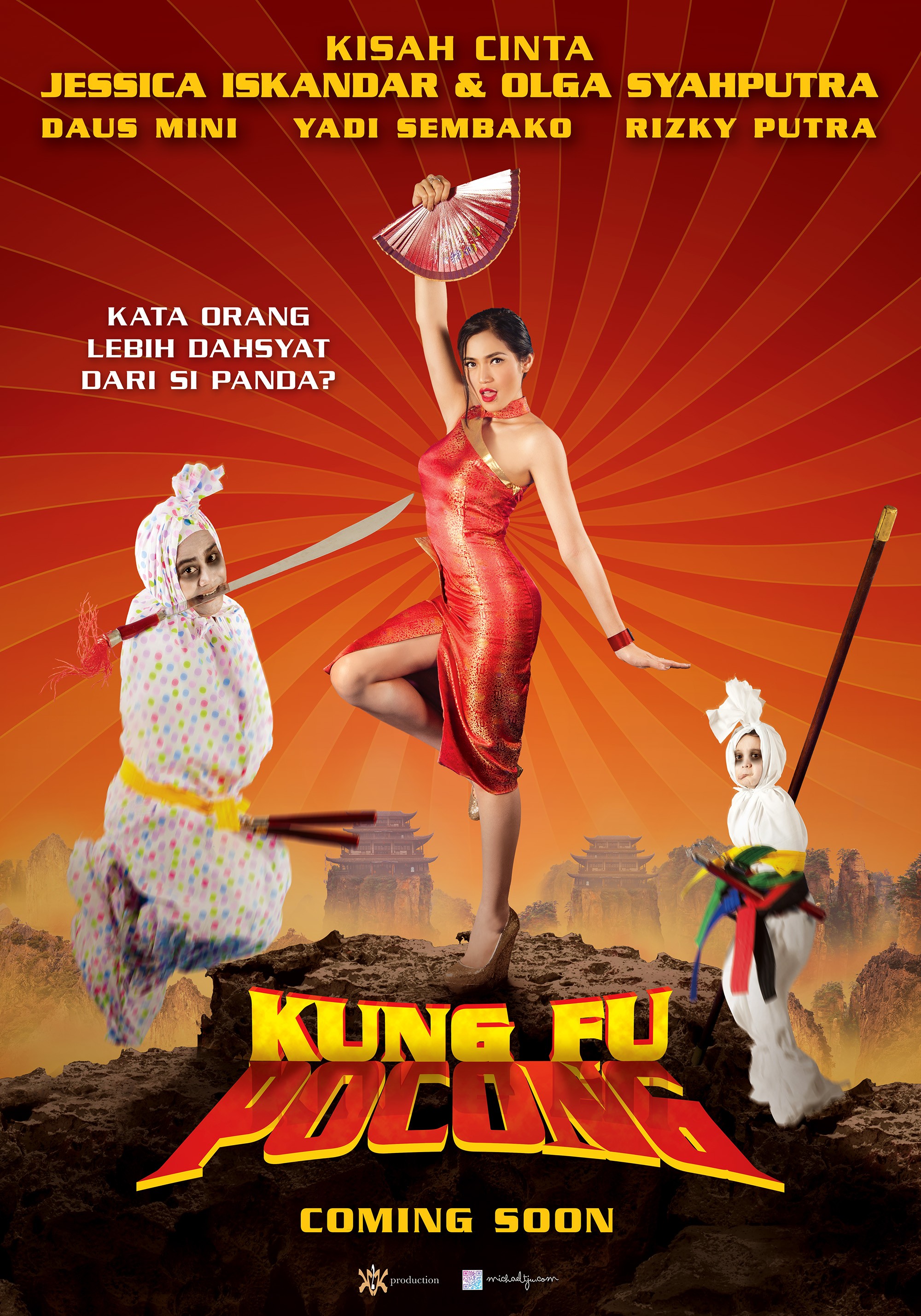 Mega Sized Movie Poster Image for Kung fu pocong perawan 