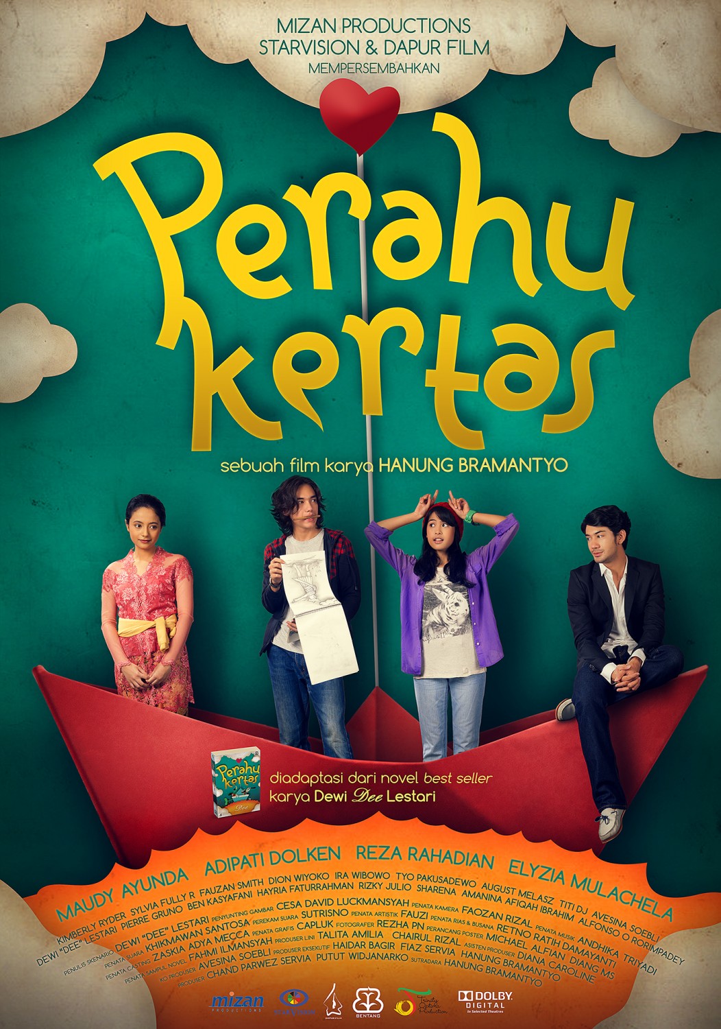 Extra Large Movie Poster Image for Perahu kertas 