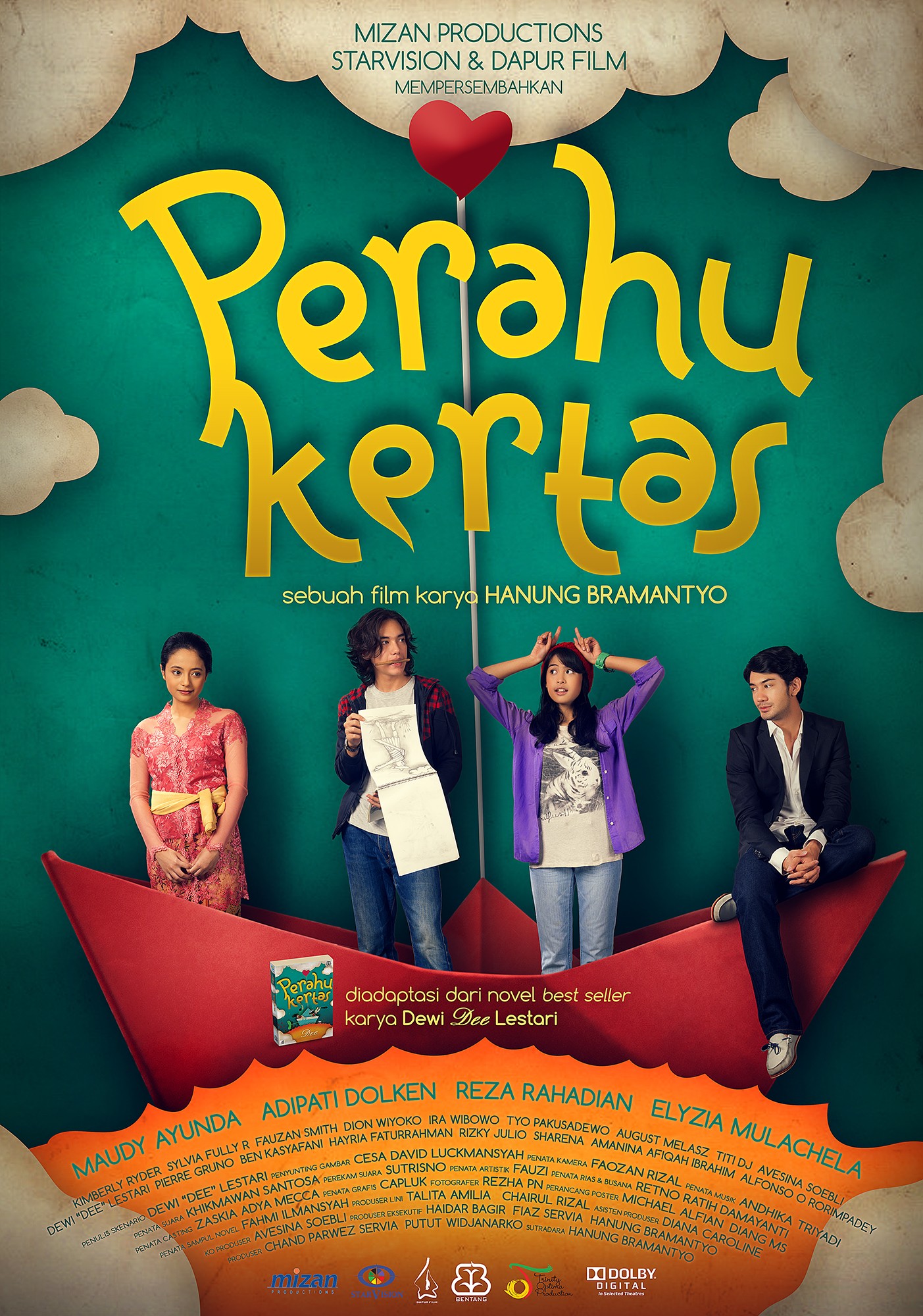 Mega Sized Movie Poster Image for Perahu kertas 
