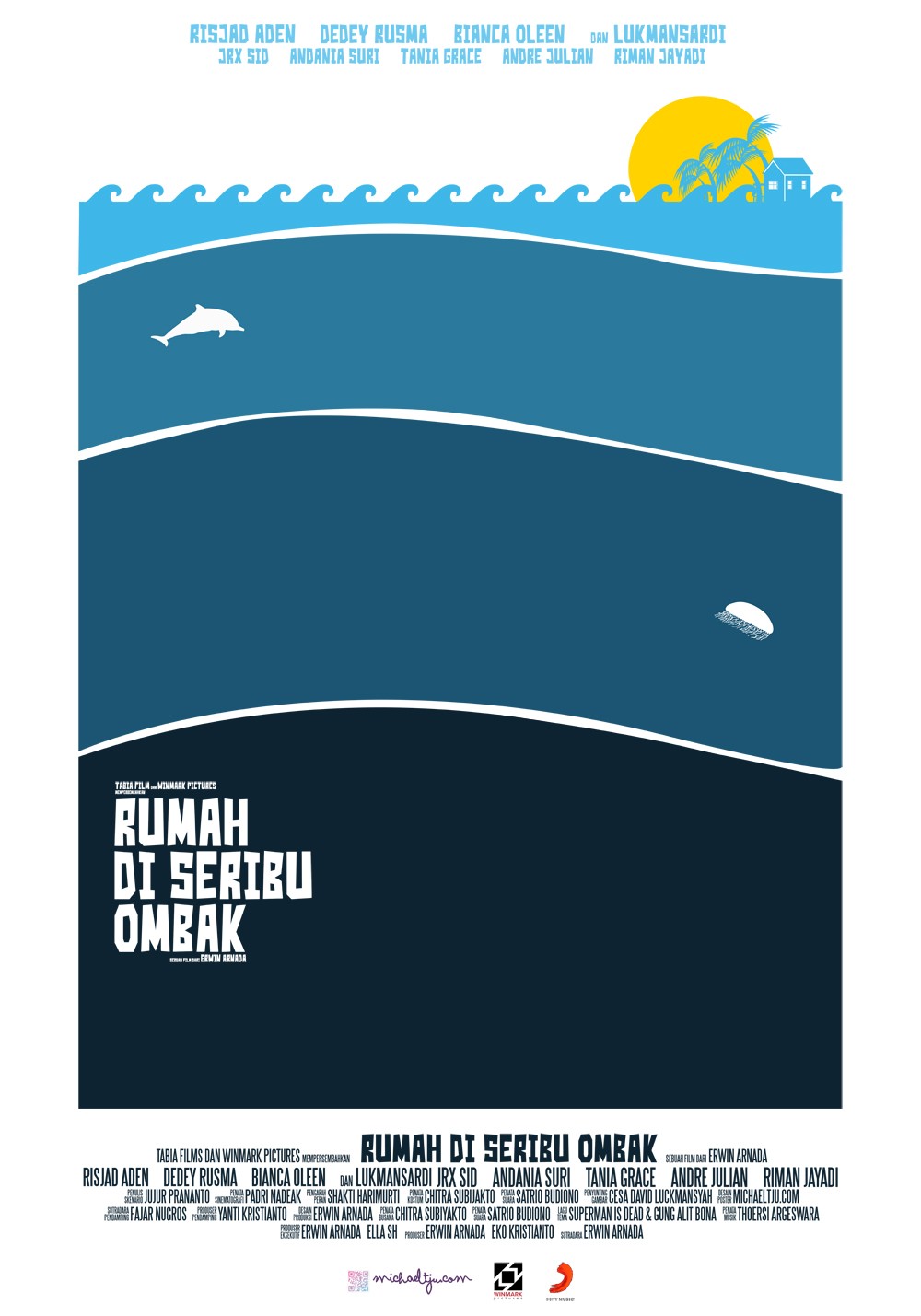 Extra Large Movie Poster Image for Rumah di seribu ombak (#3 of 4)