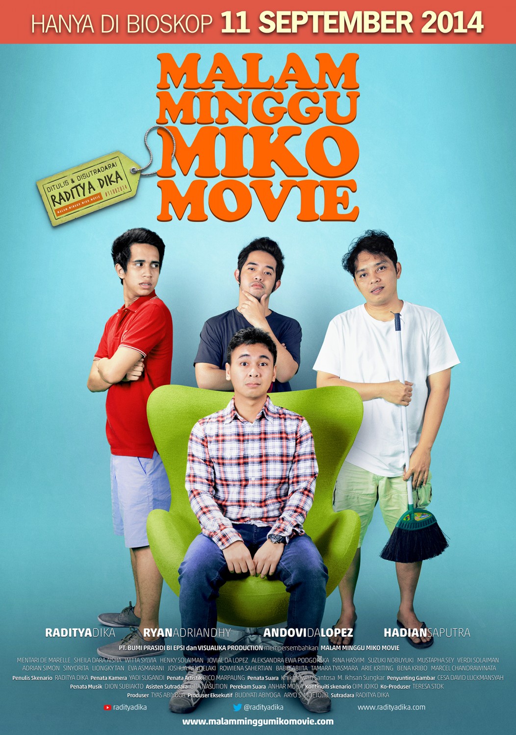 Extra Large Movie Poster Image for Malam Minggu Miko Movie (#6 of 6)