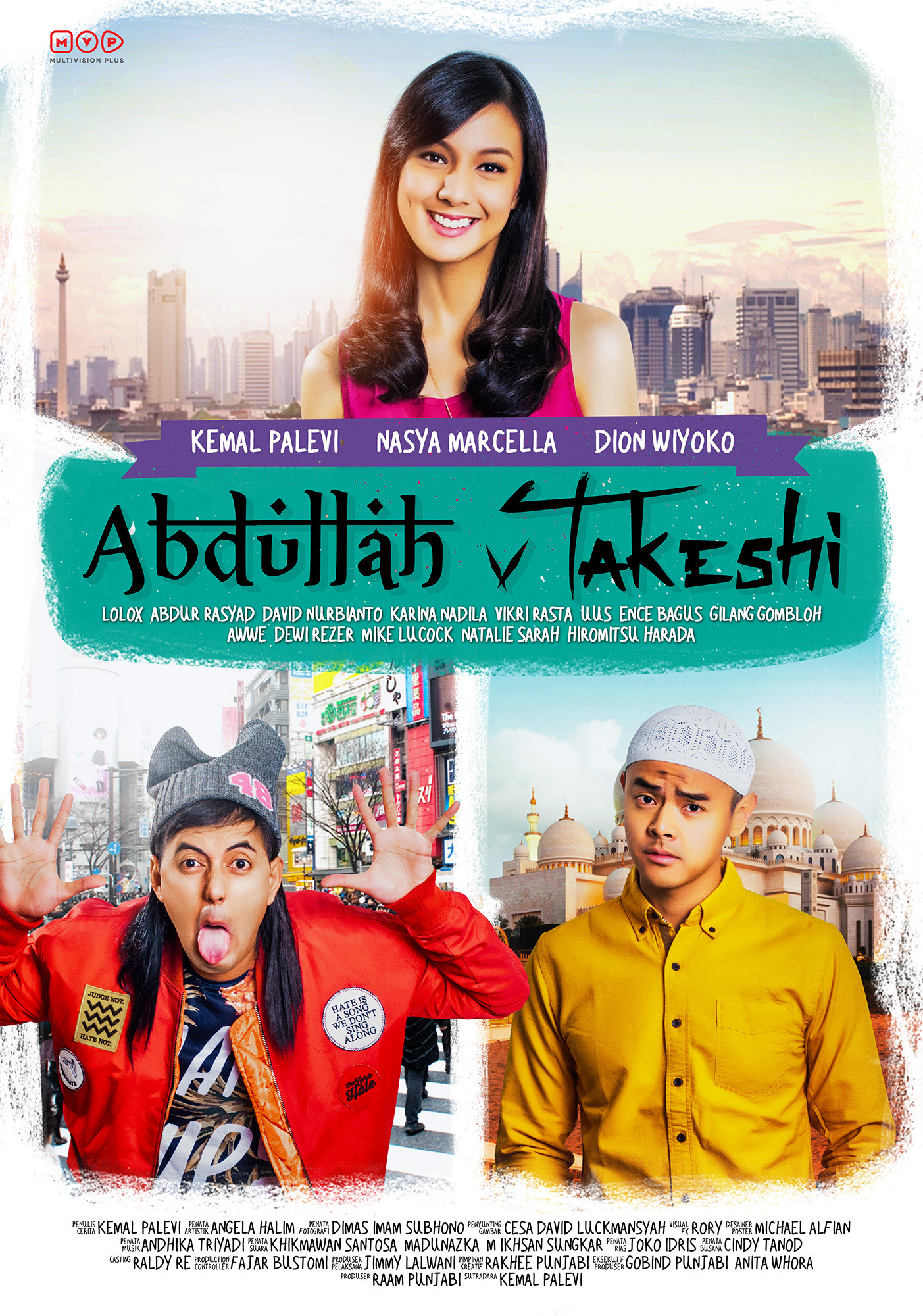 Mega Sized Movie Poster Image for Abdullah & Takeshi (#1 of 2)