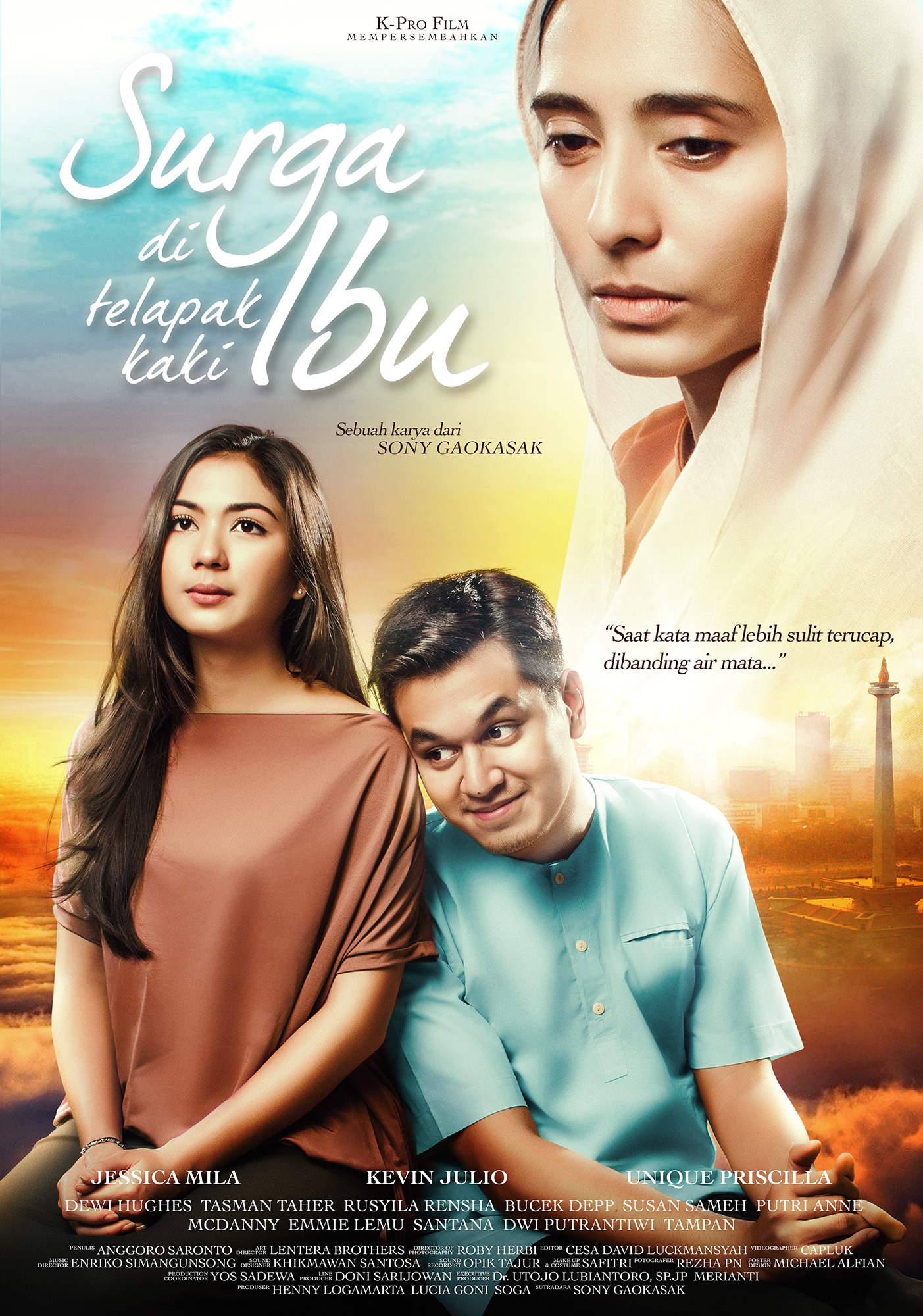 Mega Sized Movie Poster Image for Surga Di Telapak Kaki Ibu 
