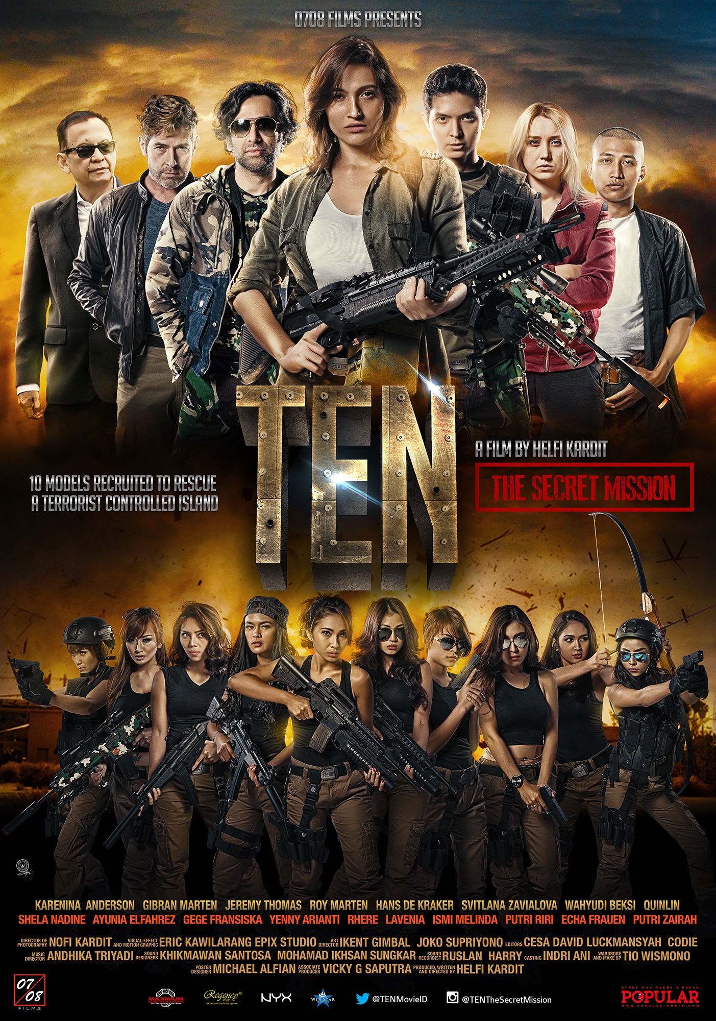 Mega Sized Movie Poster Image for Ten: The Secret Mission 