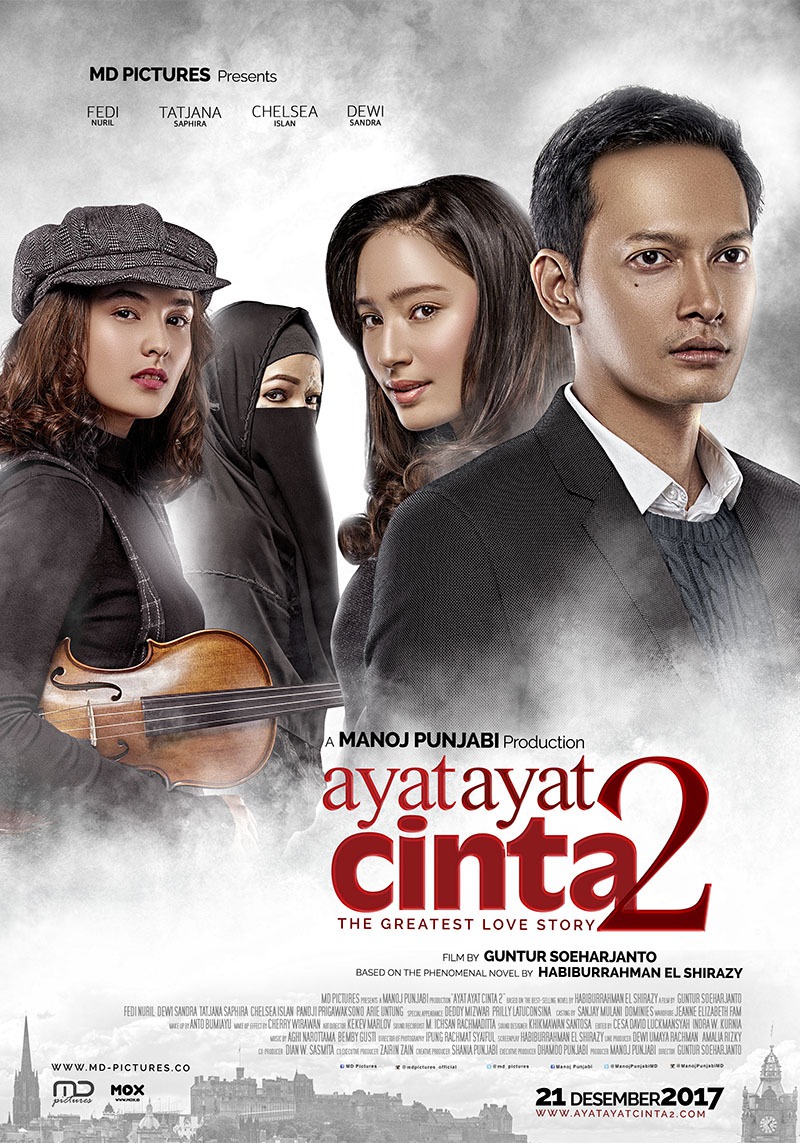Extra Large Movie Poster Image for Ayat-Ayat Cinta 2 (#11 of 11)