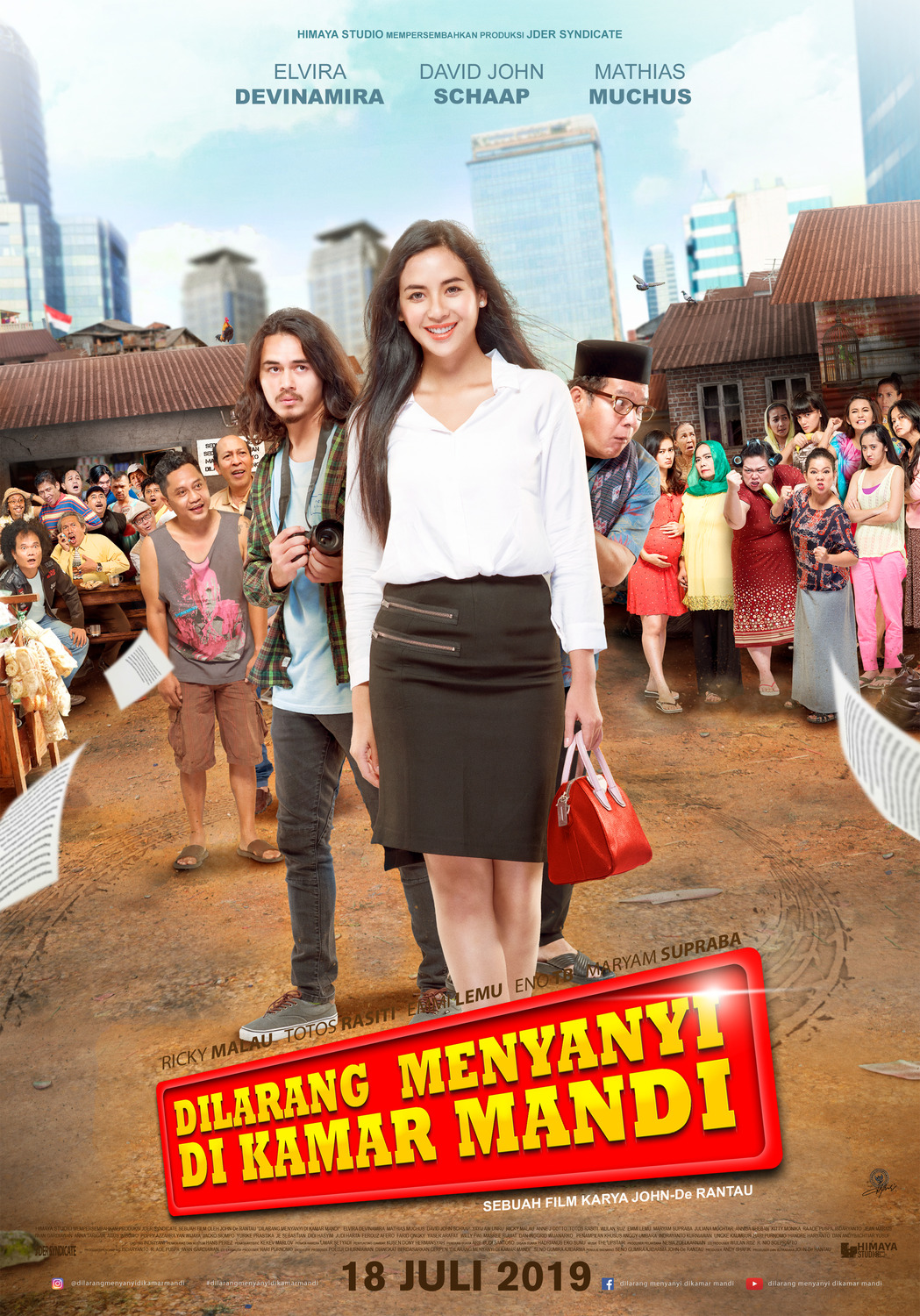 Extra Large Movie Poster Image for Dilarang Menyanyi di Kamar Mandi (#2 of 2)