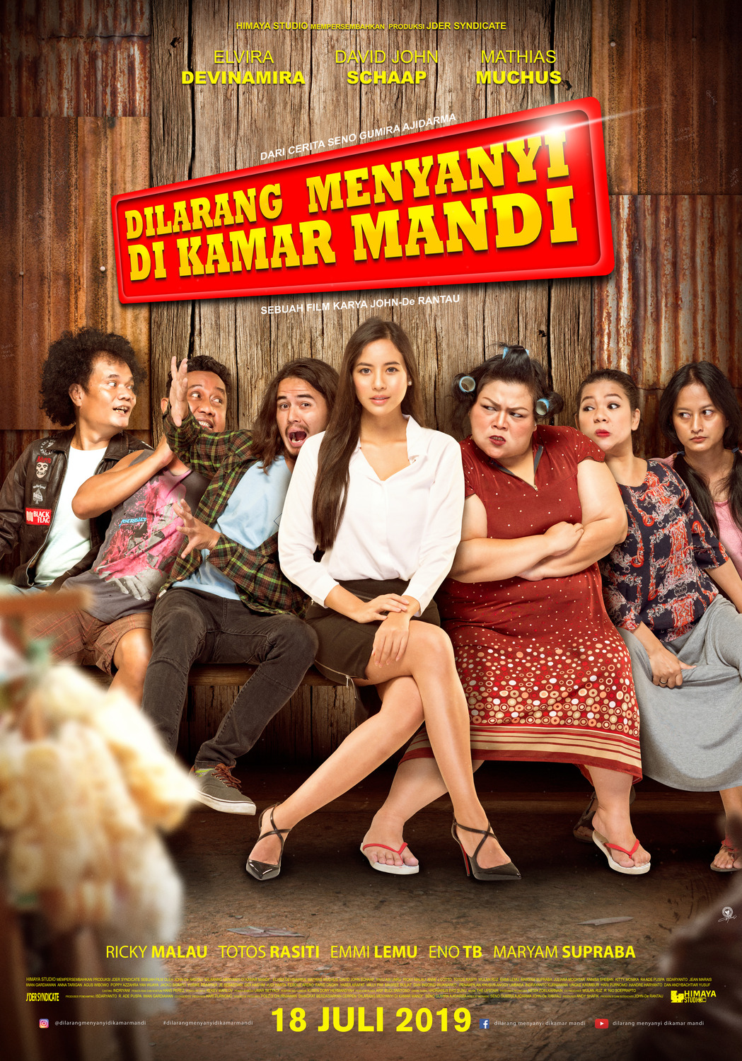Extra Large Movie Poster Image for Dilarang Menyanyi di Kamar Mandi (#1 of 2)