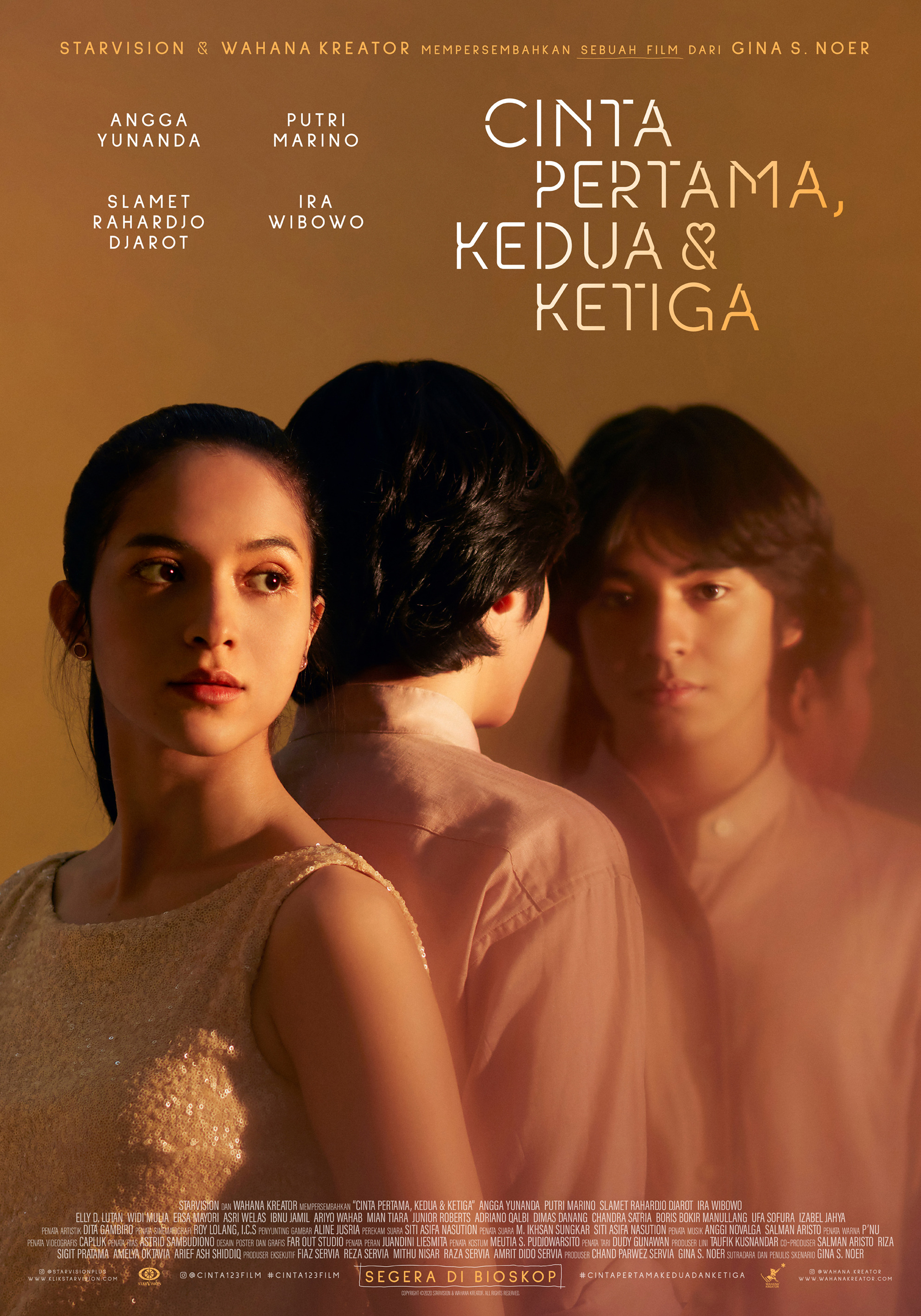 Mega Sized Movie Poster Image for Cinta Pertama, Kedua, & Ketiga (#4 of 8)