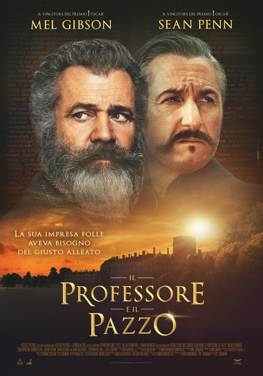 Extra Large Movie Poster Image for The Professor and the Madman (#2 of 4)