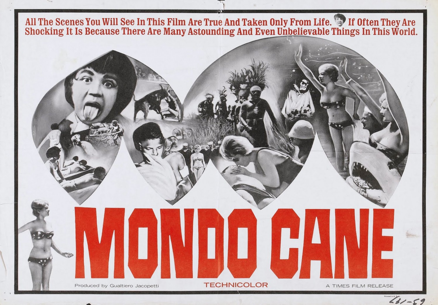 Extra Large Movie Poster Image for Mondo cane (#2 of 6)