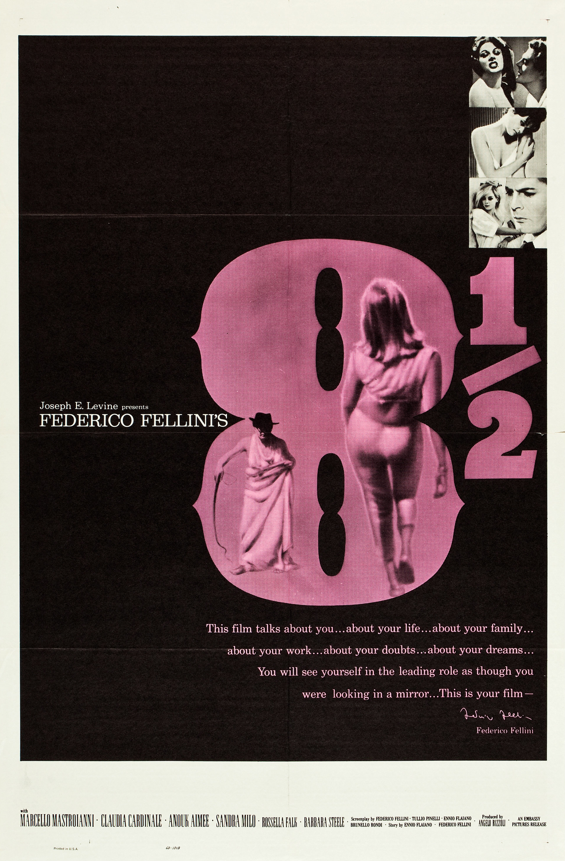 Mega Sized Movie Poster Image for 8½ (#3 of 4)