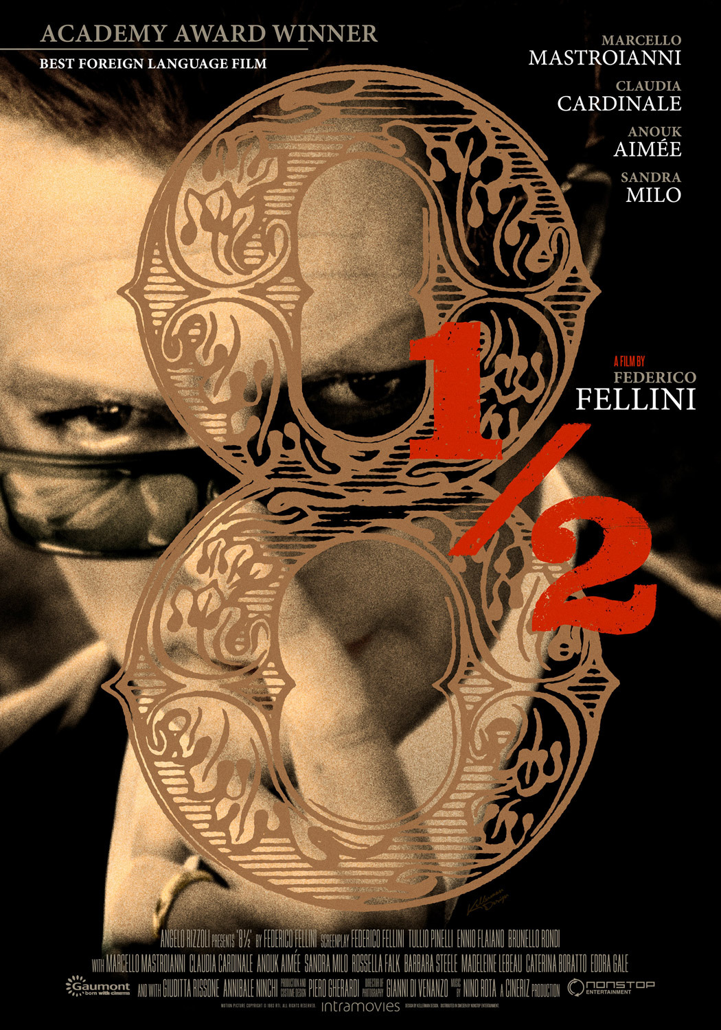 Extra Large Movie Poster Image for 8½ (#4 of 4)