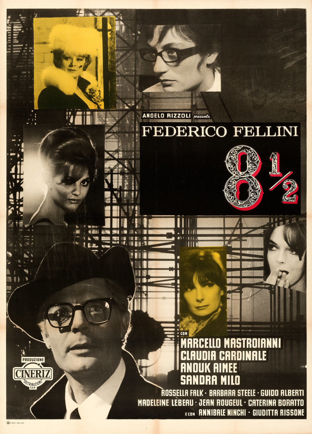 Extra Large Movie Poster Image for 8½ (#1 of 5)