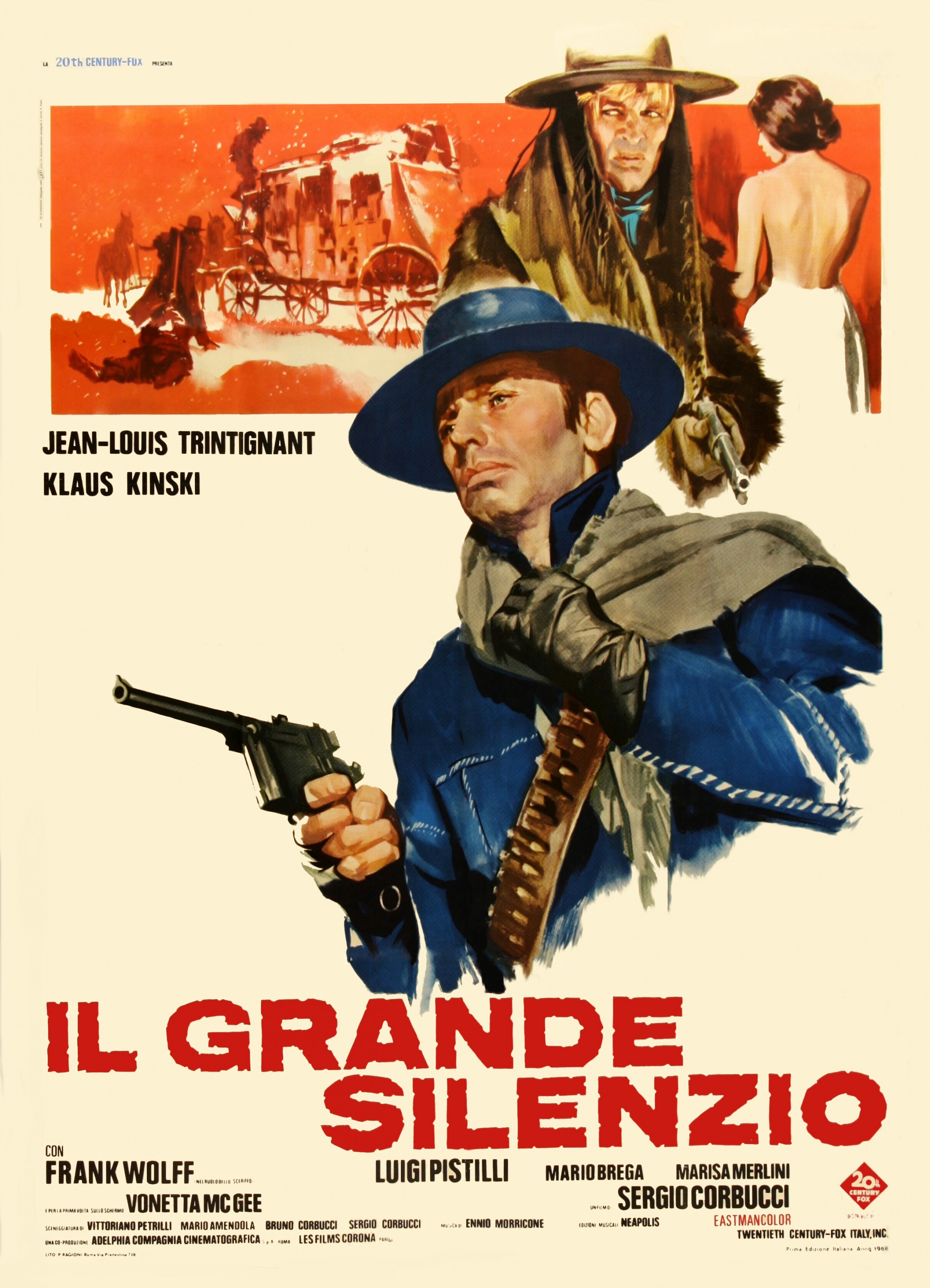 Mega Sized Movie Poster Image for Il grande silenzio (#1 of 2)