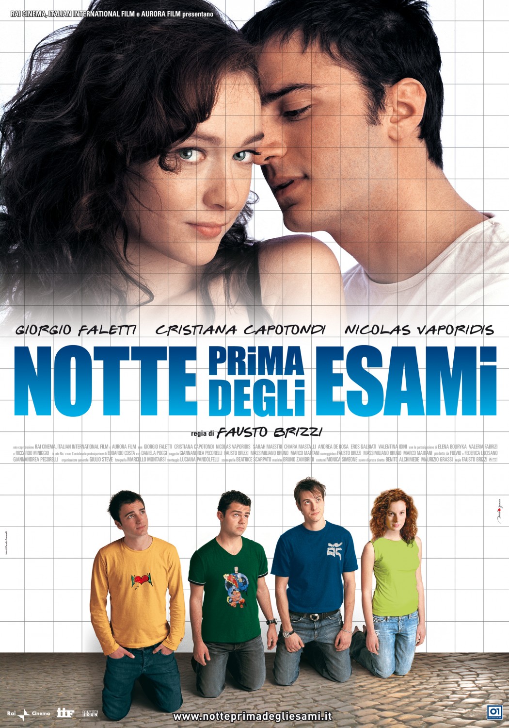 Extra Large Movie Poster Image for Notte prima degli esami 