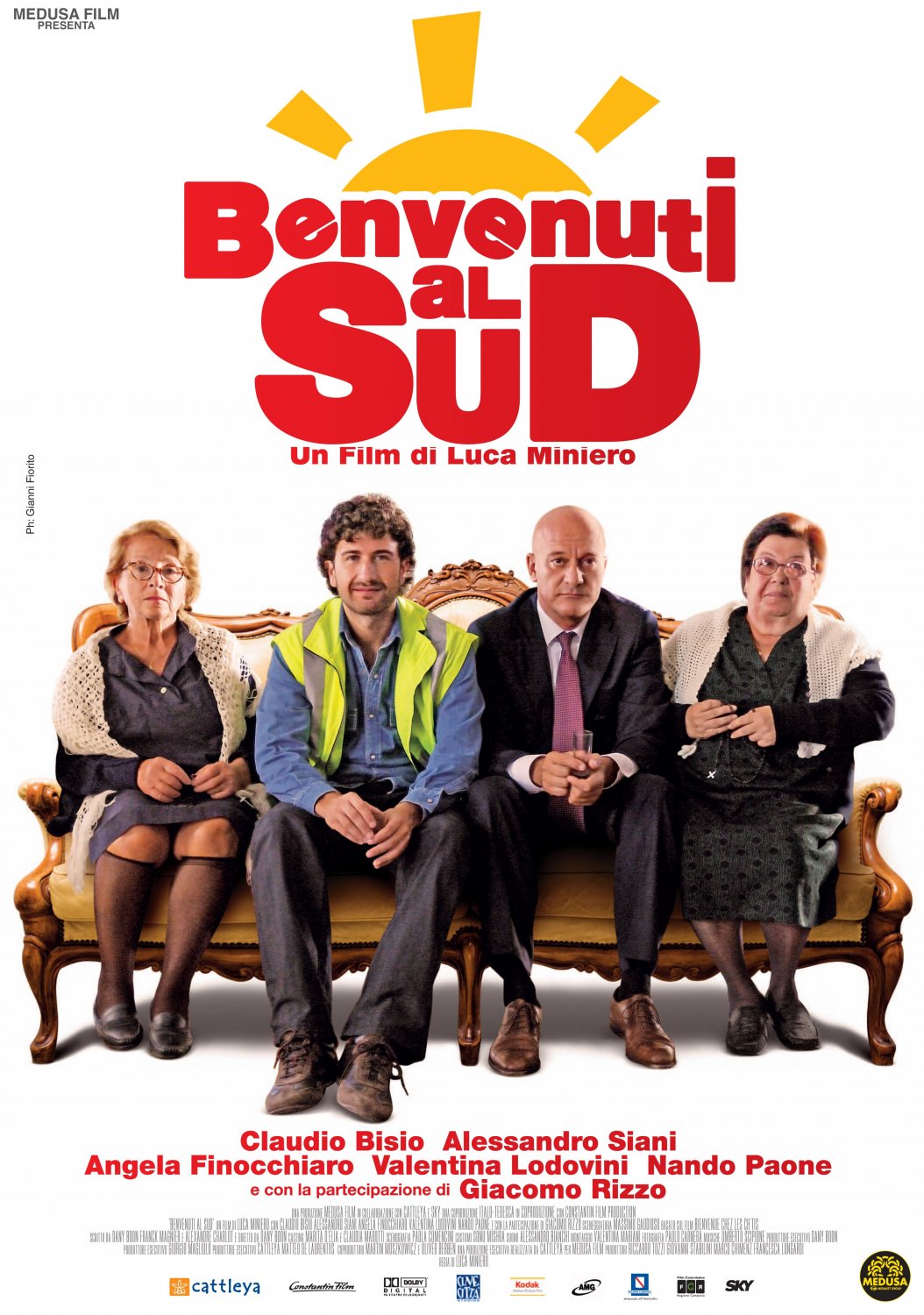 Extra Large Movie Poster Image for Benvenuti al Sud (#1 of 3)