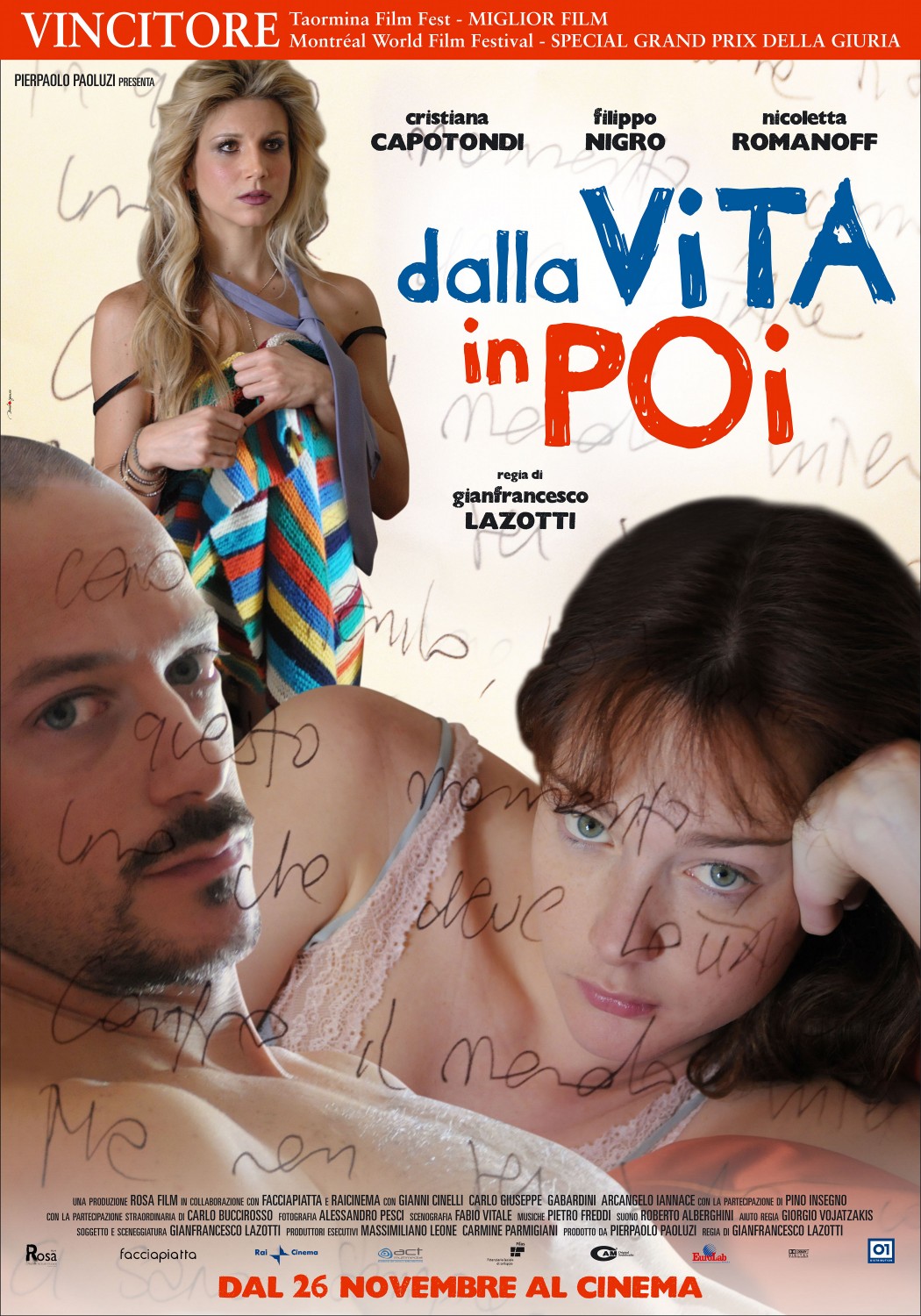 Extra Large Movie Poster Image for Dalla vita in poi 