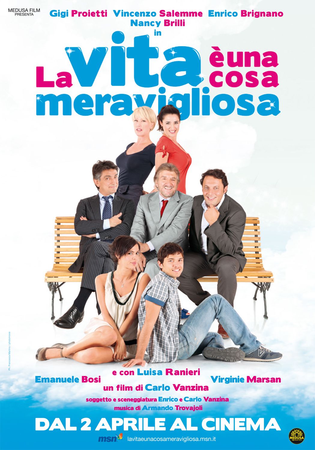 Extra Large Movie Poster Image for La vita è una cosa meravigliosa 