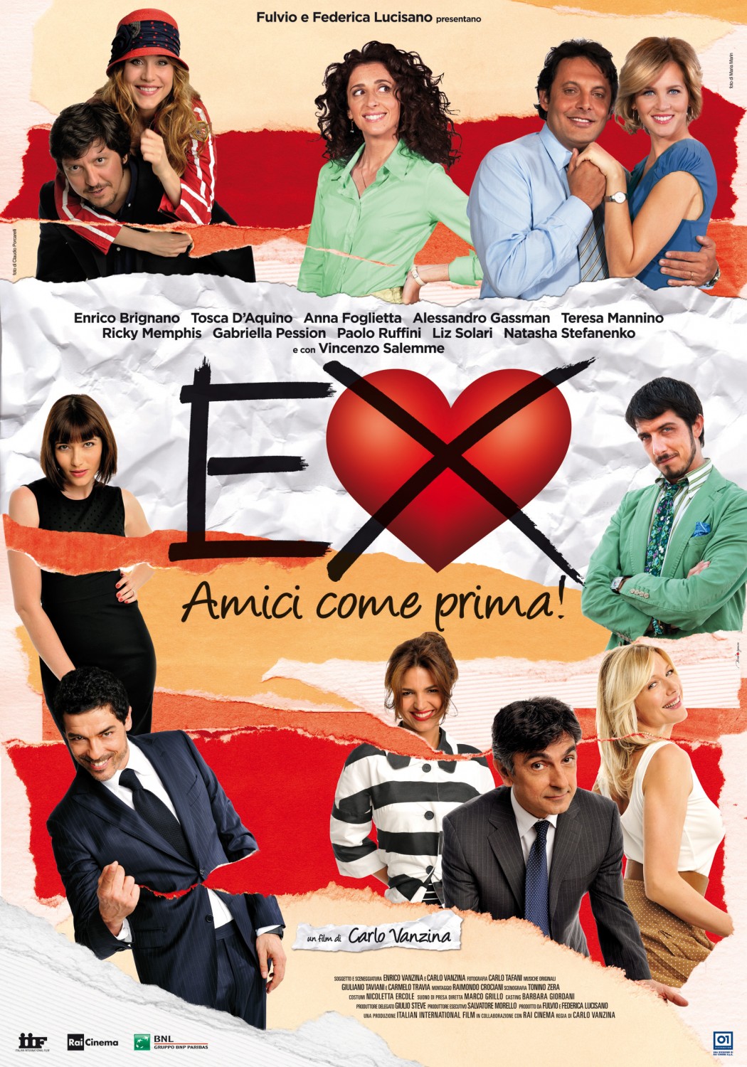 Extra Large Movie Poster Image for Ex: Amici come prima 
