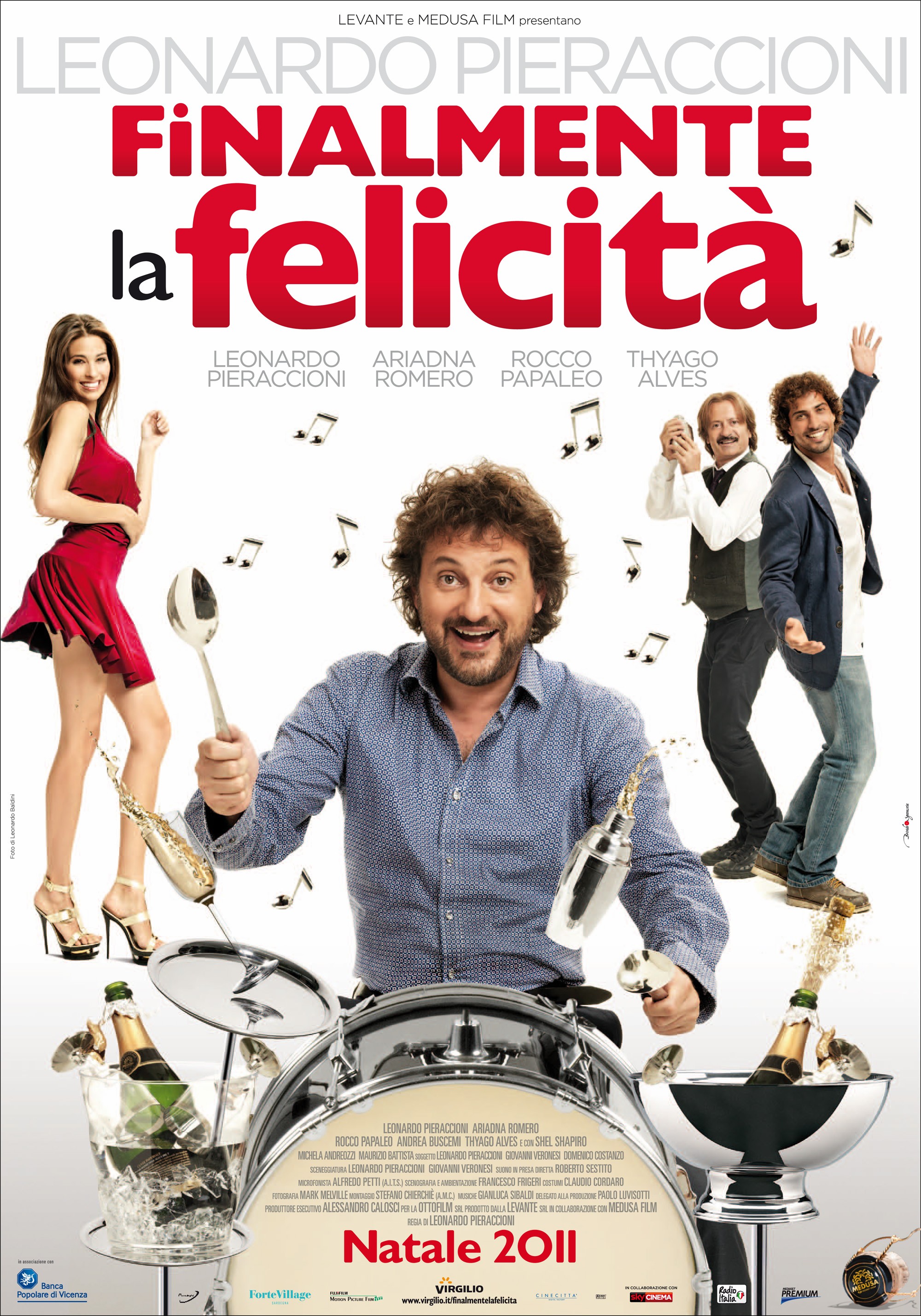 Mega Sized Movie Poster Image for Finalmente la felicità 