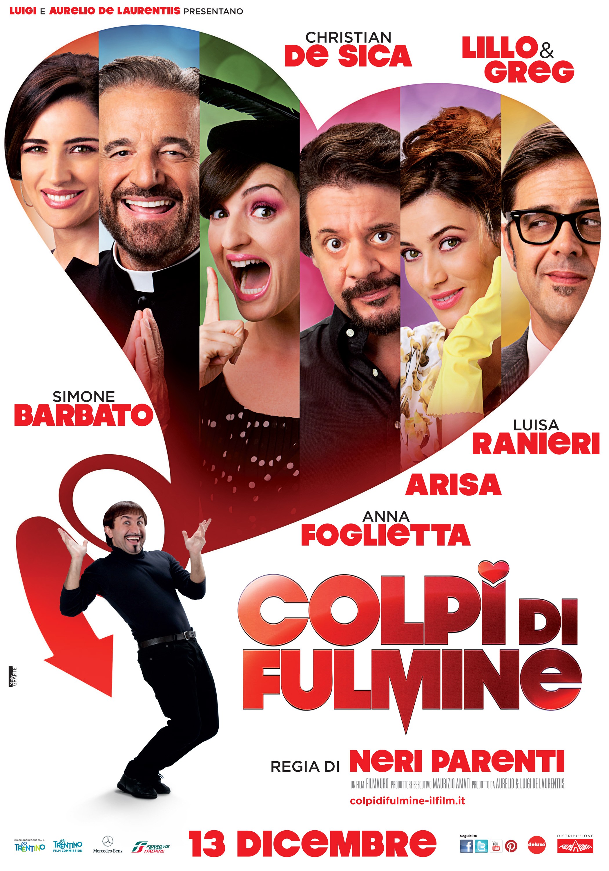 Mega Sized Movie Poster Image for Colpi di fulmine 