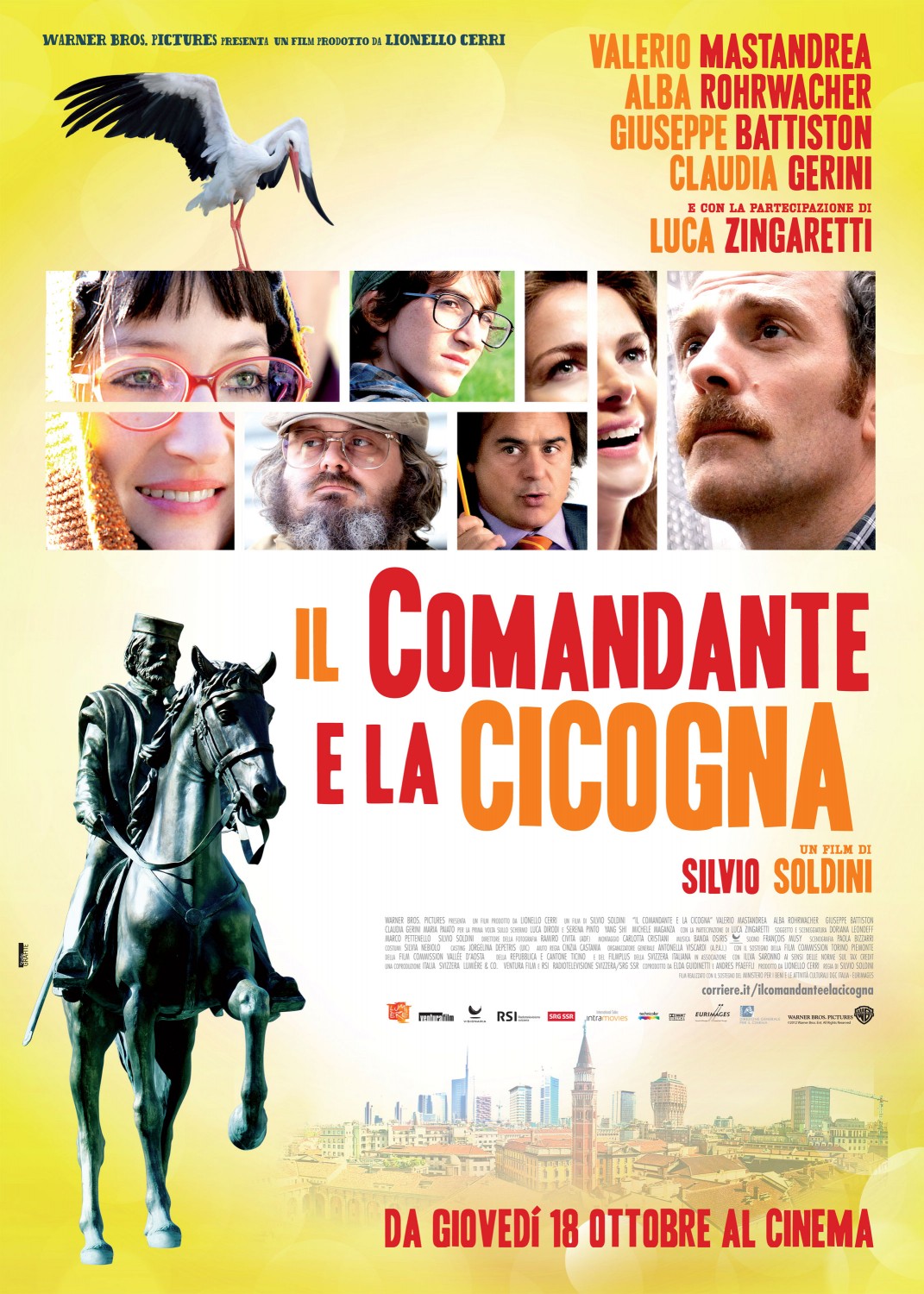 Extra Large Movie Poster Image for Il comandante e la cicogna (#1 of 2)