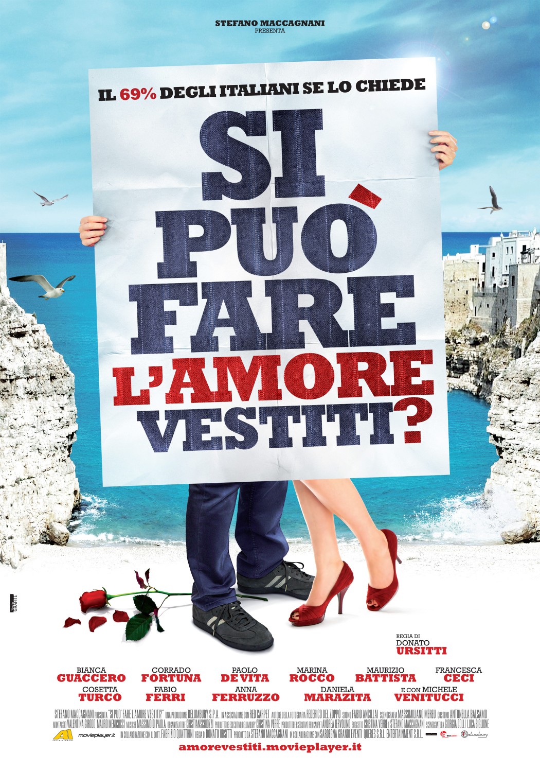 Extra Large Movie Poster Image for Si puo fare l'amore vestiti? 