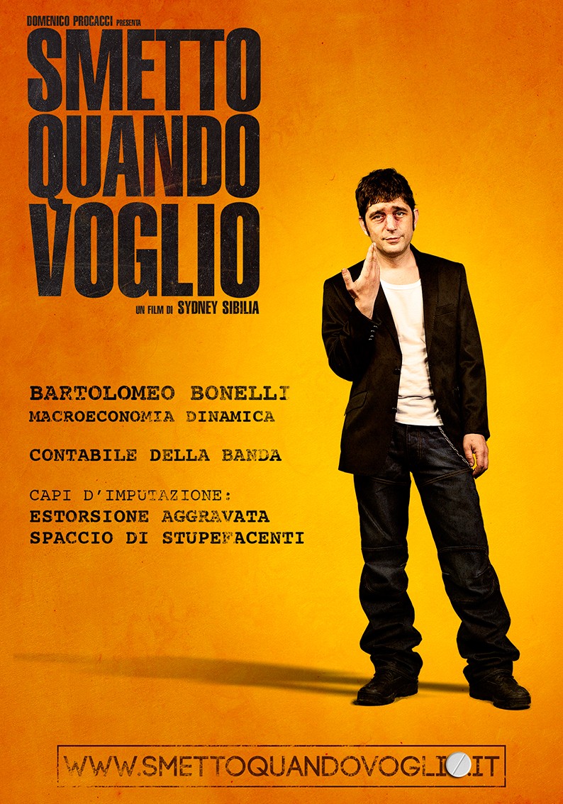 Extra Large Movie Poster Image for Smetto quando voglio (#6 of 13)
