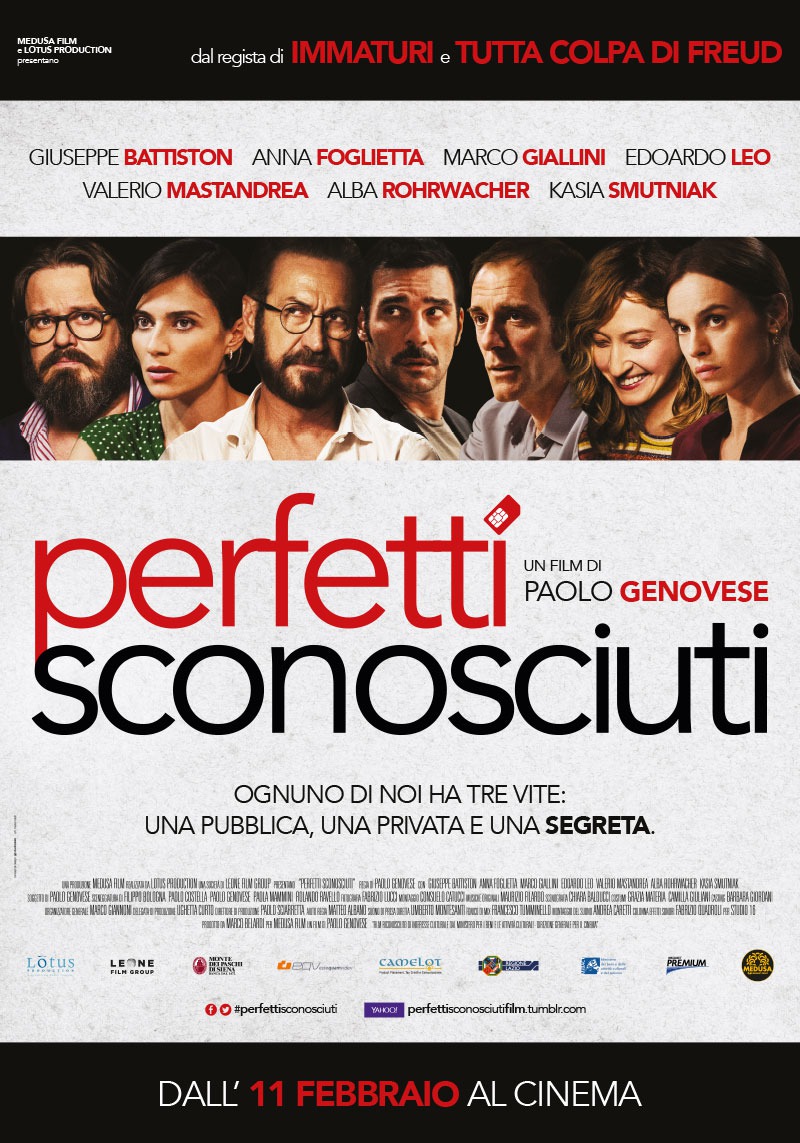 Extra Large Movie Poster Image for Perfetti sconosciuti 