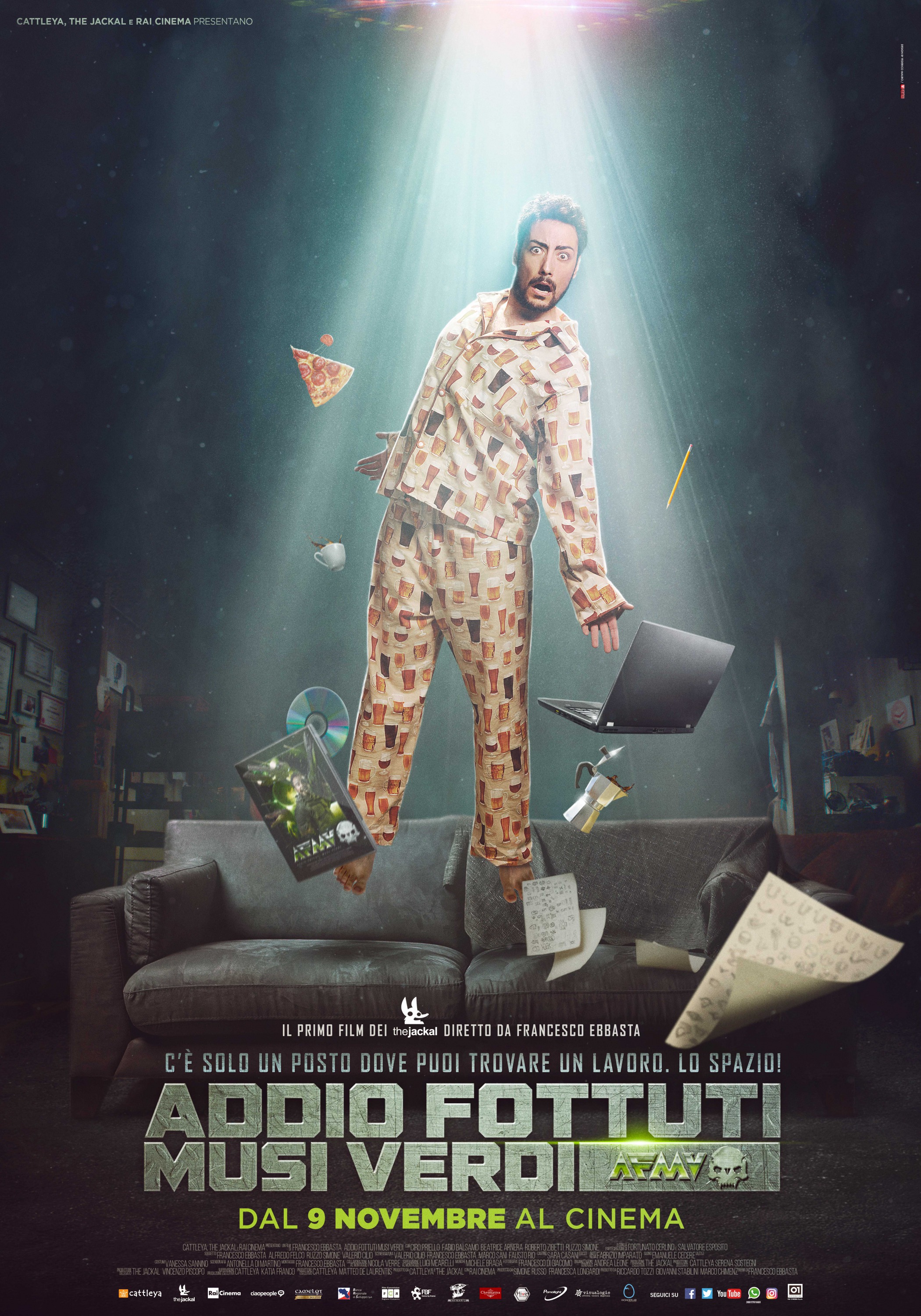 Mega Sized Movie Poster Image for Addio Fottuti Musi Verdi (#1 of 7)