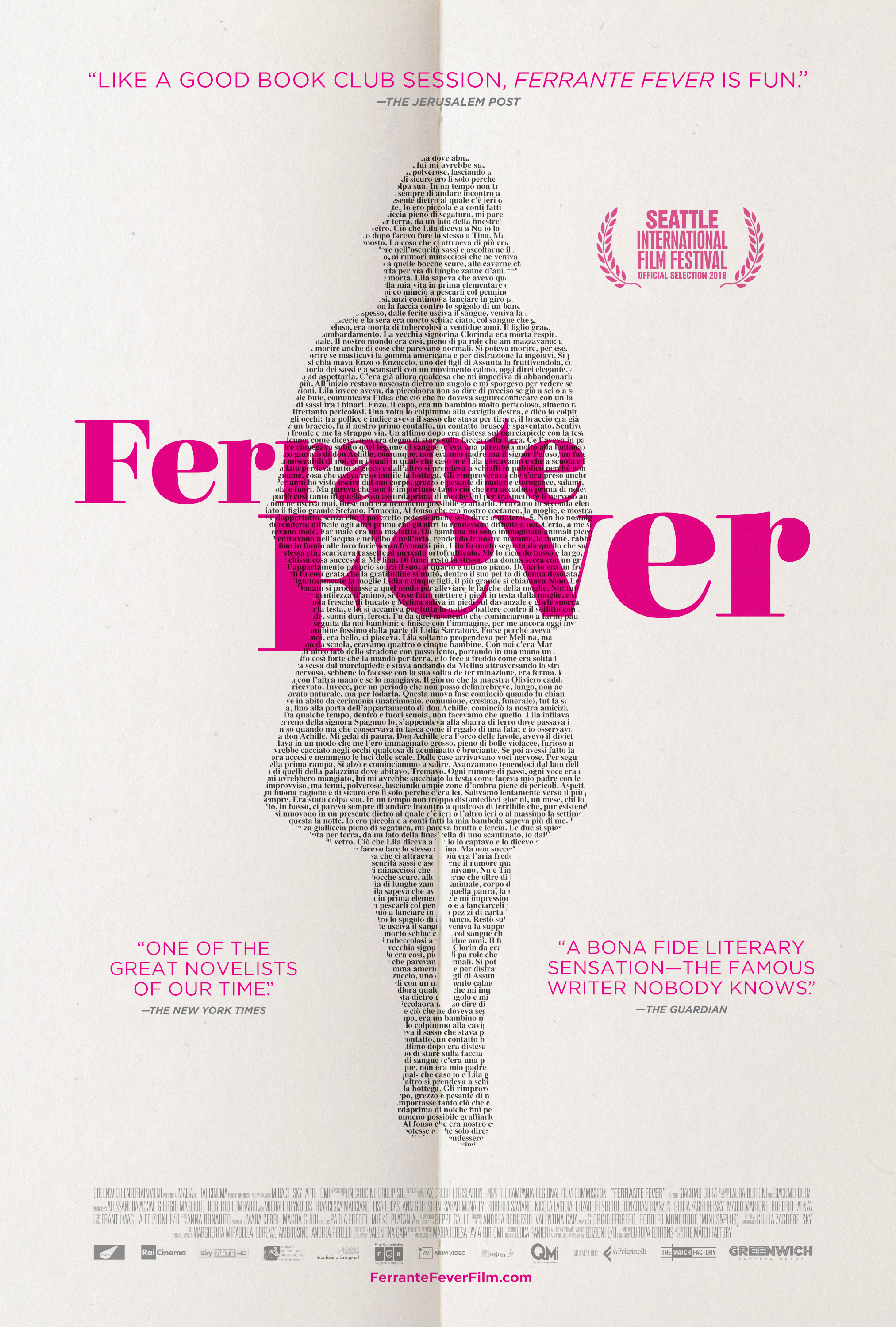 Mega Sized Movie Poster Image for Ferrante Fever 