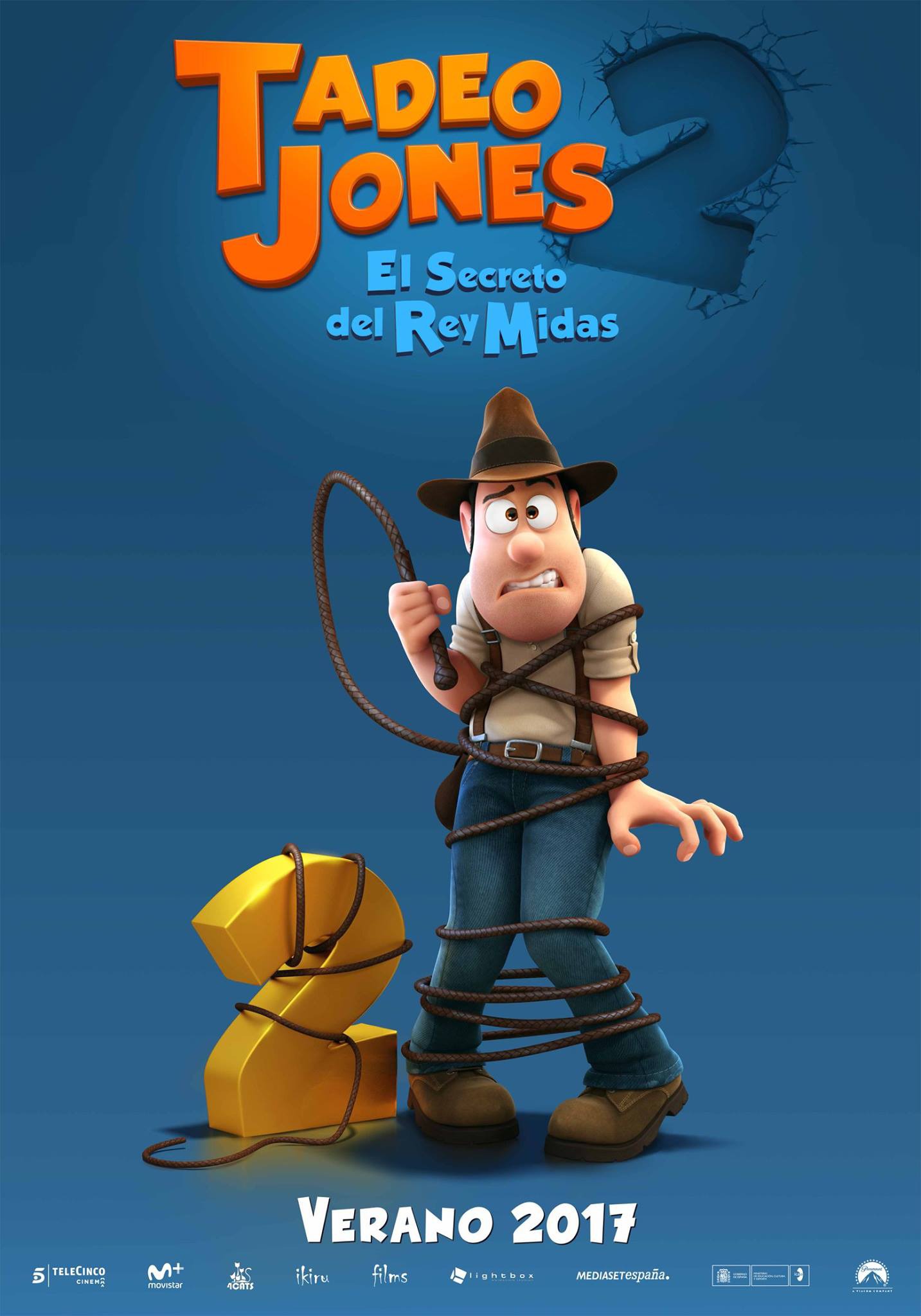Mega Sized Movie Poster Image for Tadeo Jones 2: El Secreto del Rey Midas 