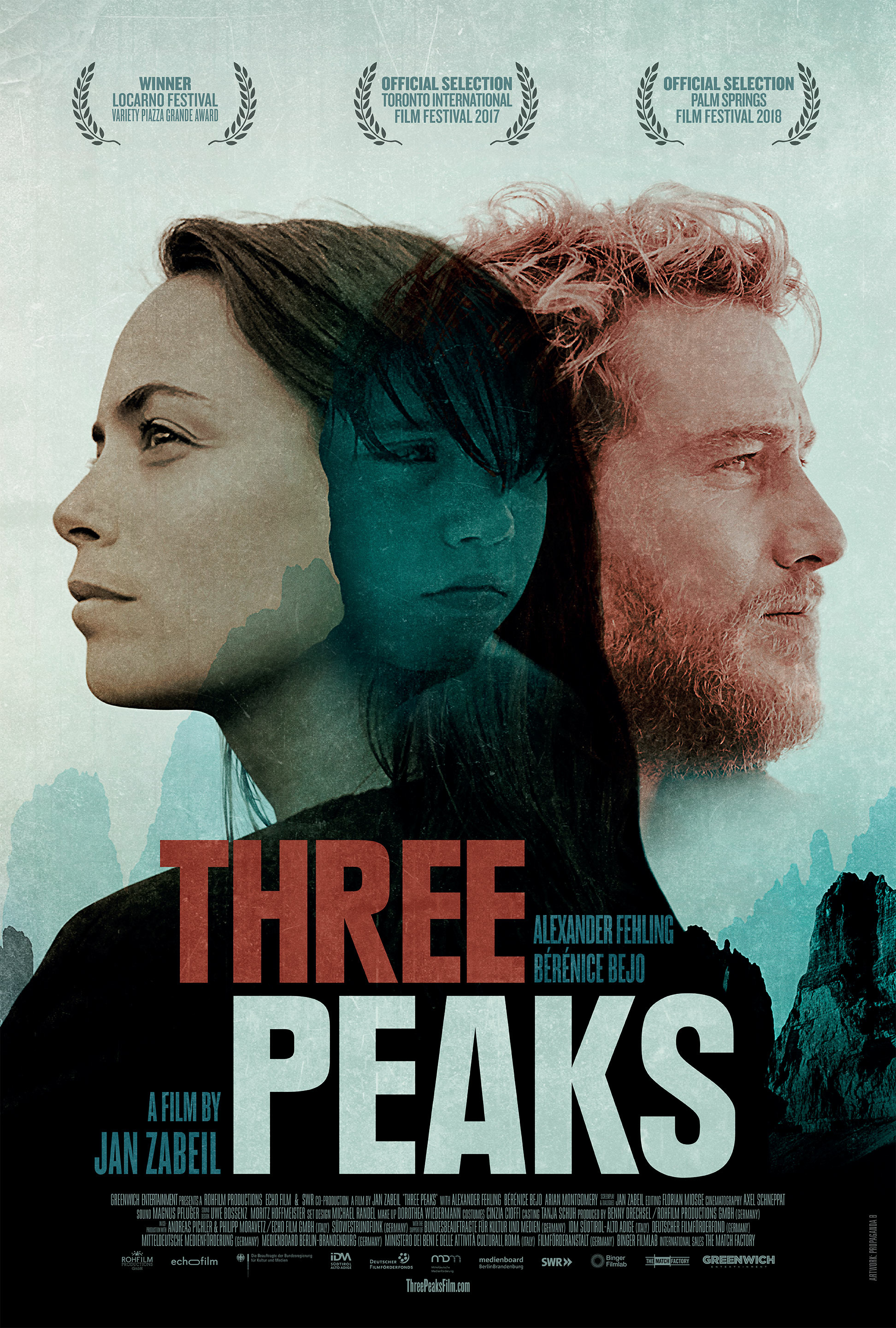 Mega Sized Movie Poster Image for Three Peaks 