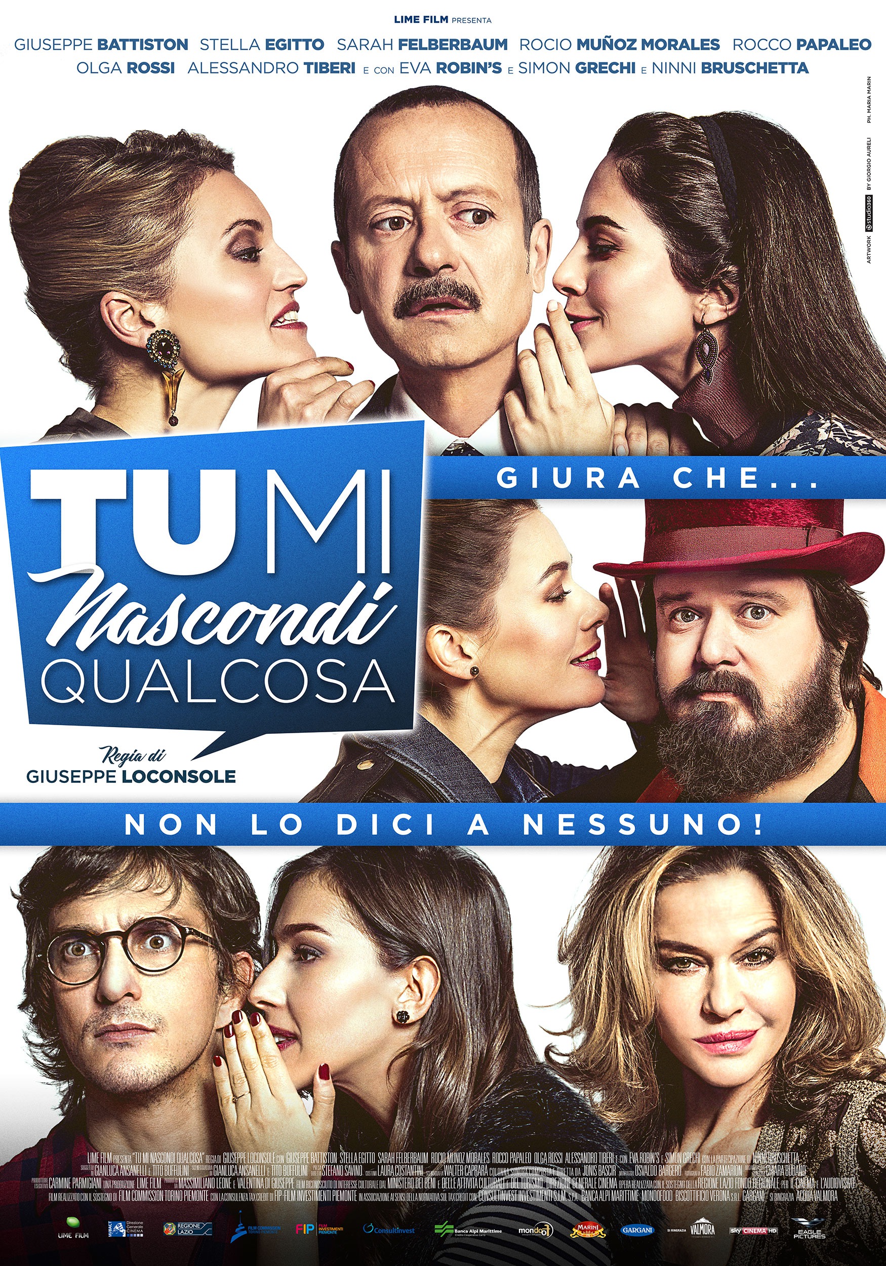 Mega Sized Movie Poster Image for Tu mi nascondi qualcosa 