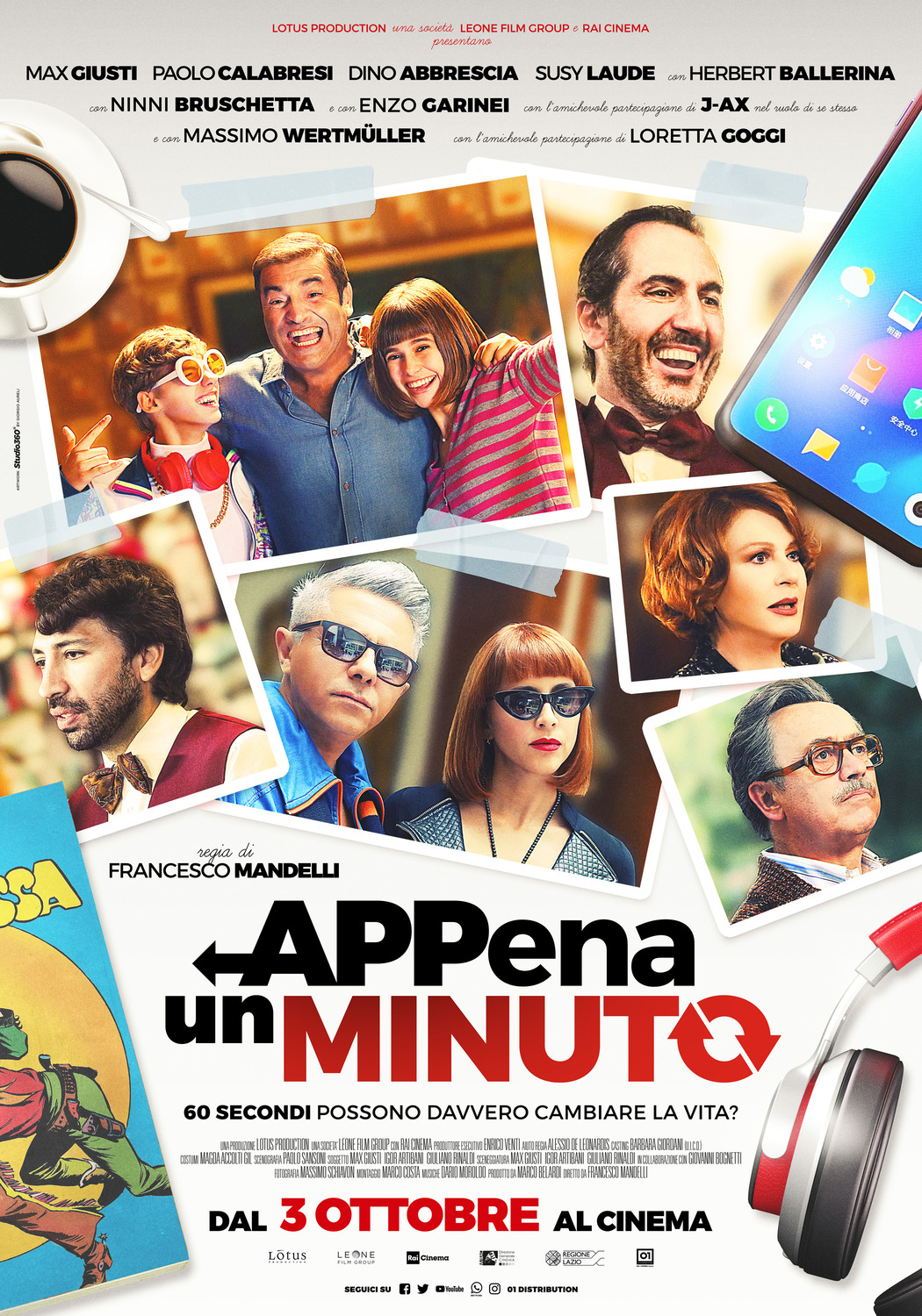 Extra Large Movie Poster Image for Appena un minuto 